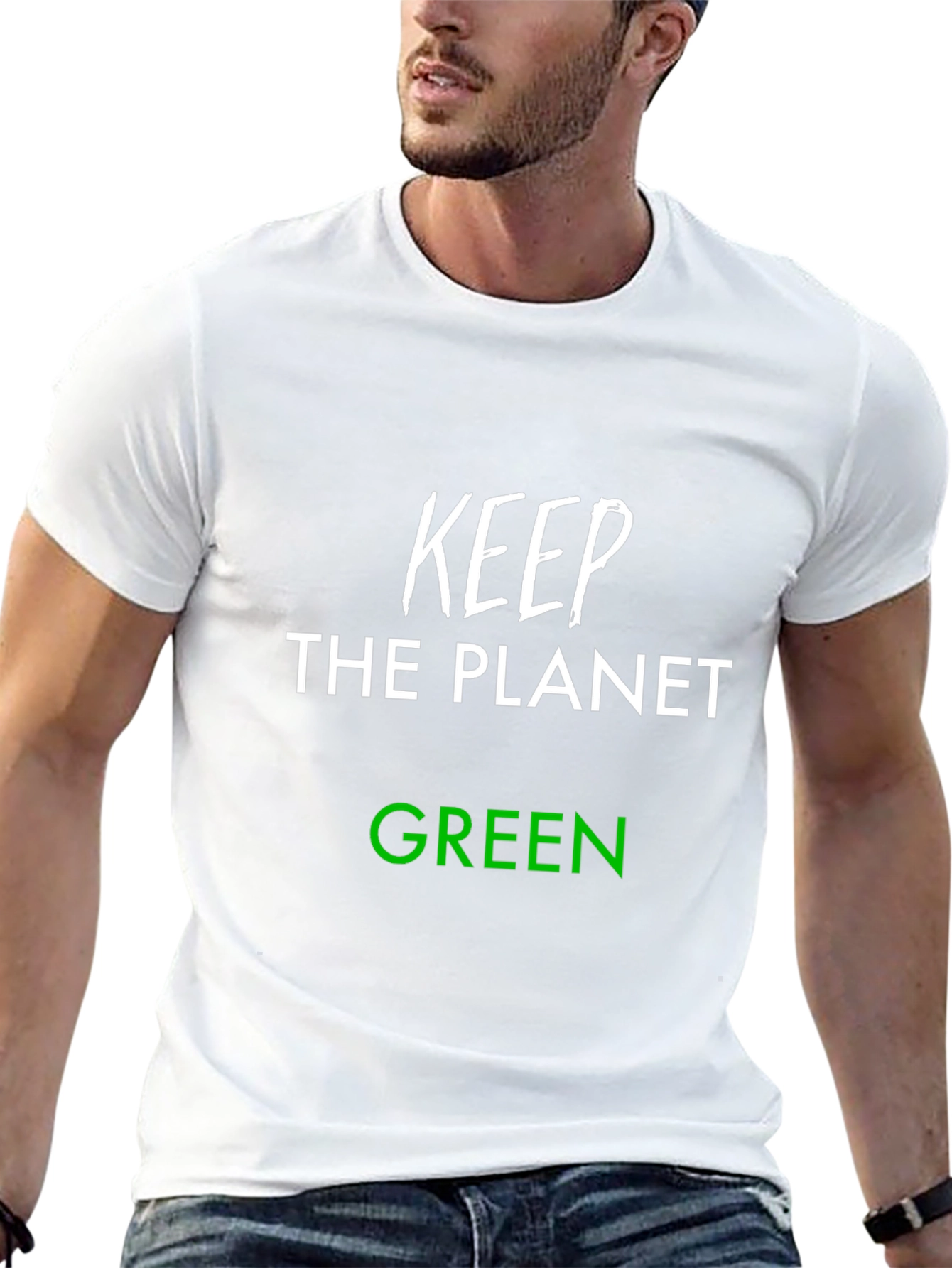 Keep the Planet Green T-Shirt - Eco-Friendly Tee