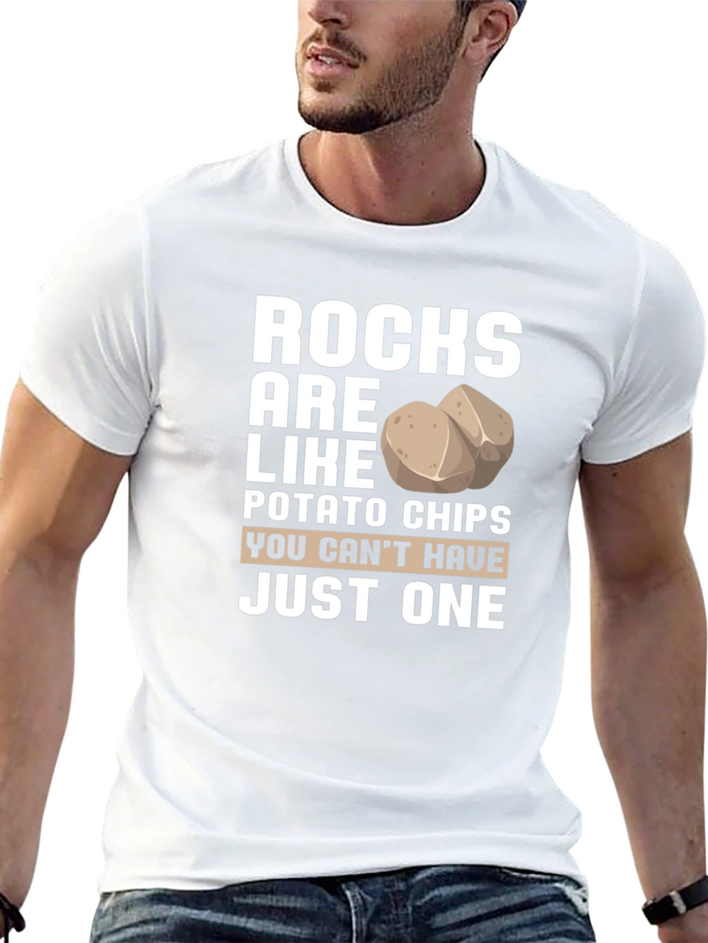 Rocks are like Potato Chips T-Shirt