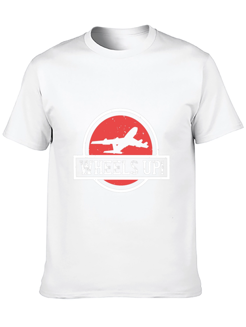 Wheels Up! Airplane Graphic T-Shirt