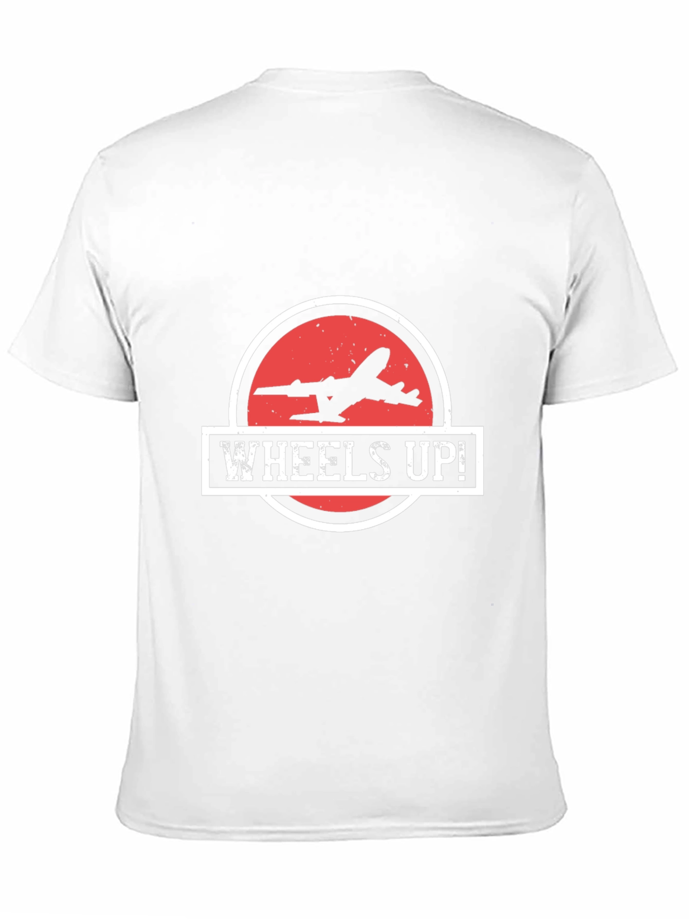 Wheels Up! Airplane Graphic T-Shirt