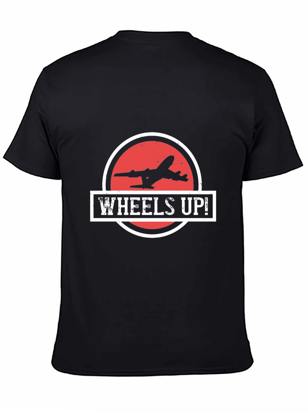 Wheels Up! Airplane Graphic T-Shirt