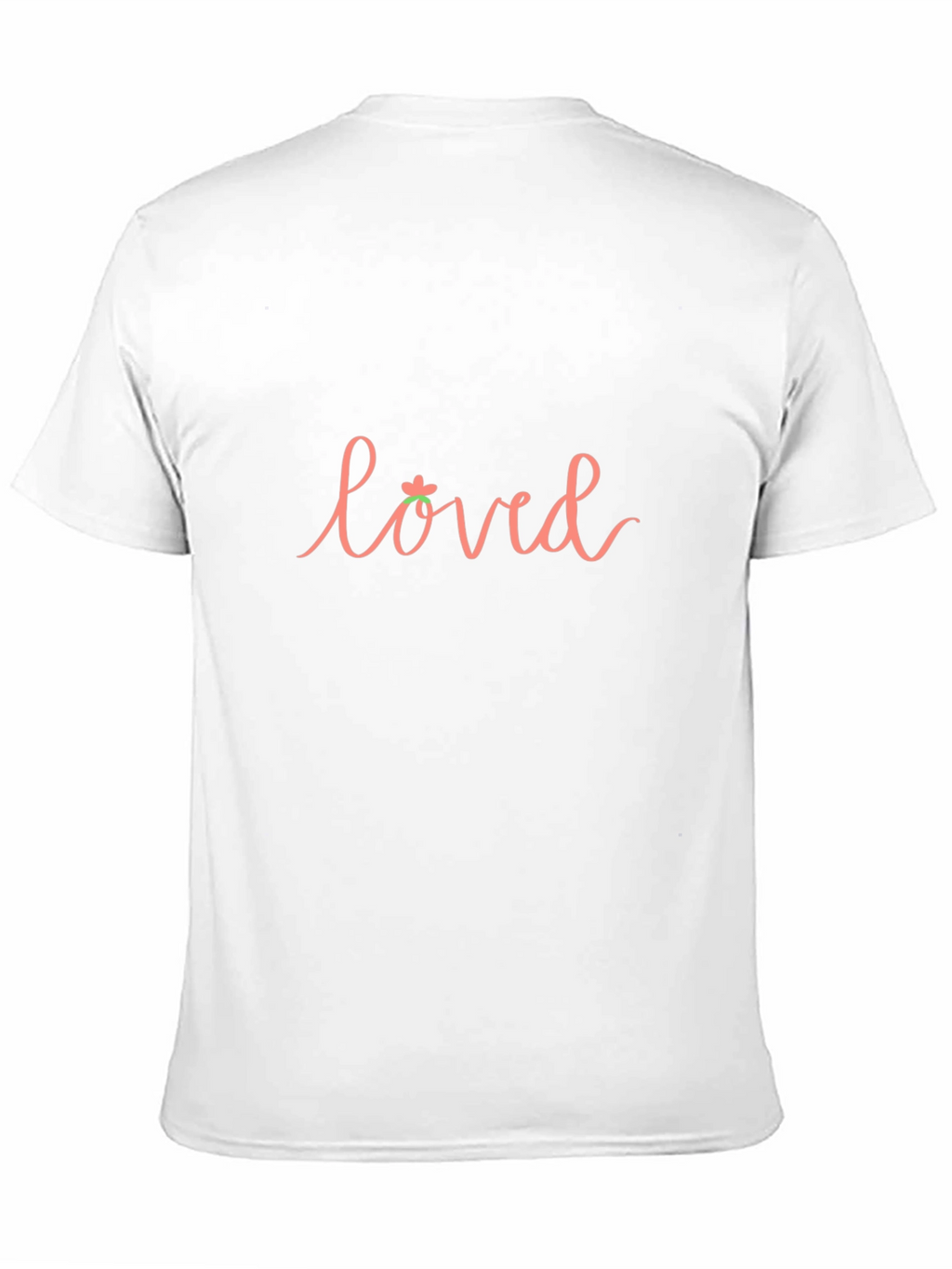 Loved Graphic Print Black T-Shirt