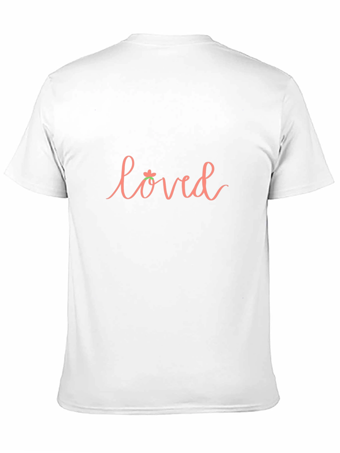Loved Graphic Print Black T-Shirt