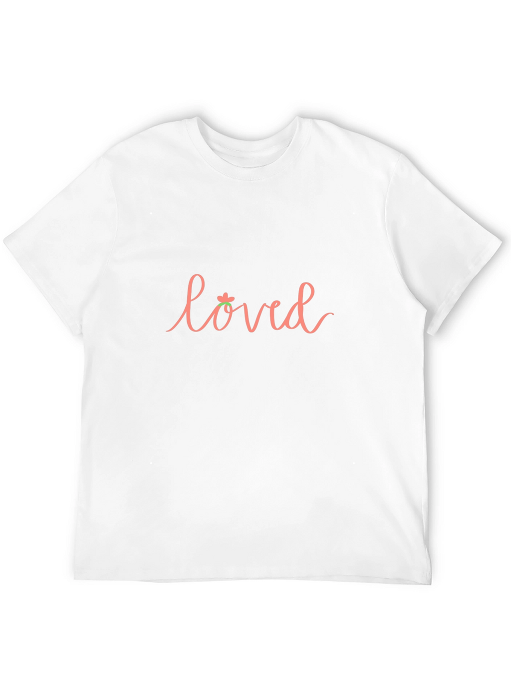 Loved Graphic Print Black T-Shirt