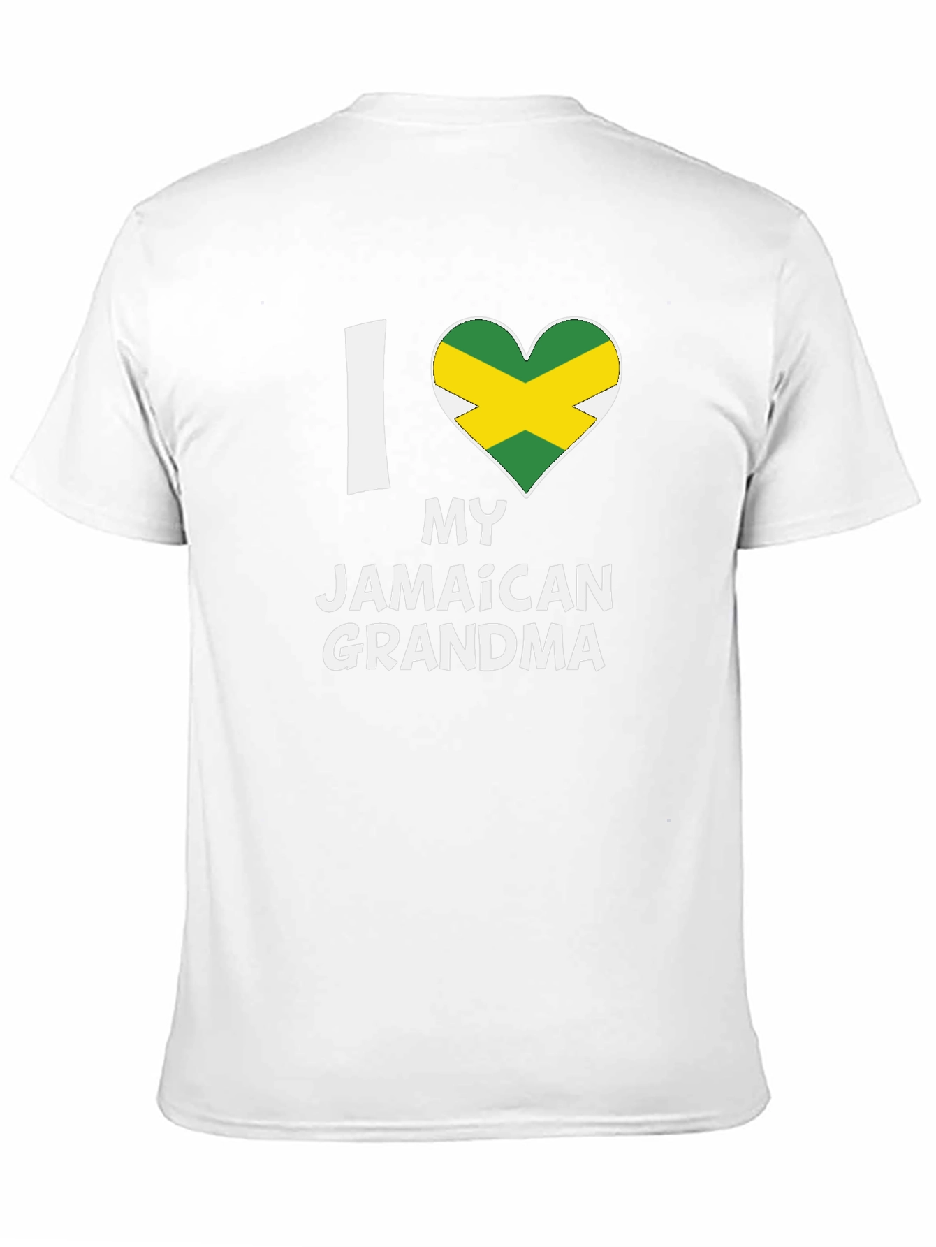 I Heart My Jamaican Grandma T-Shirt - Black