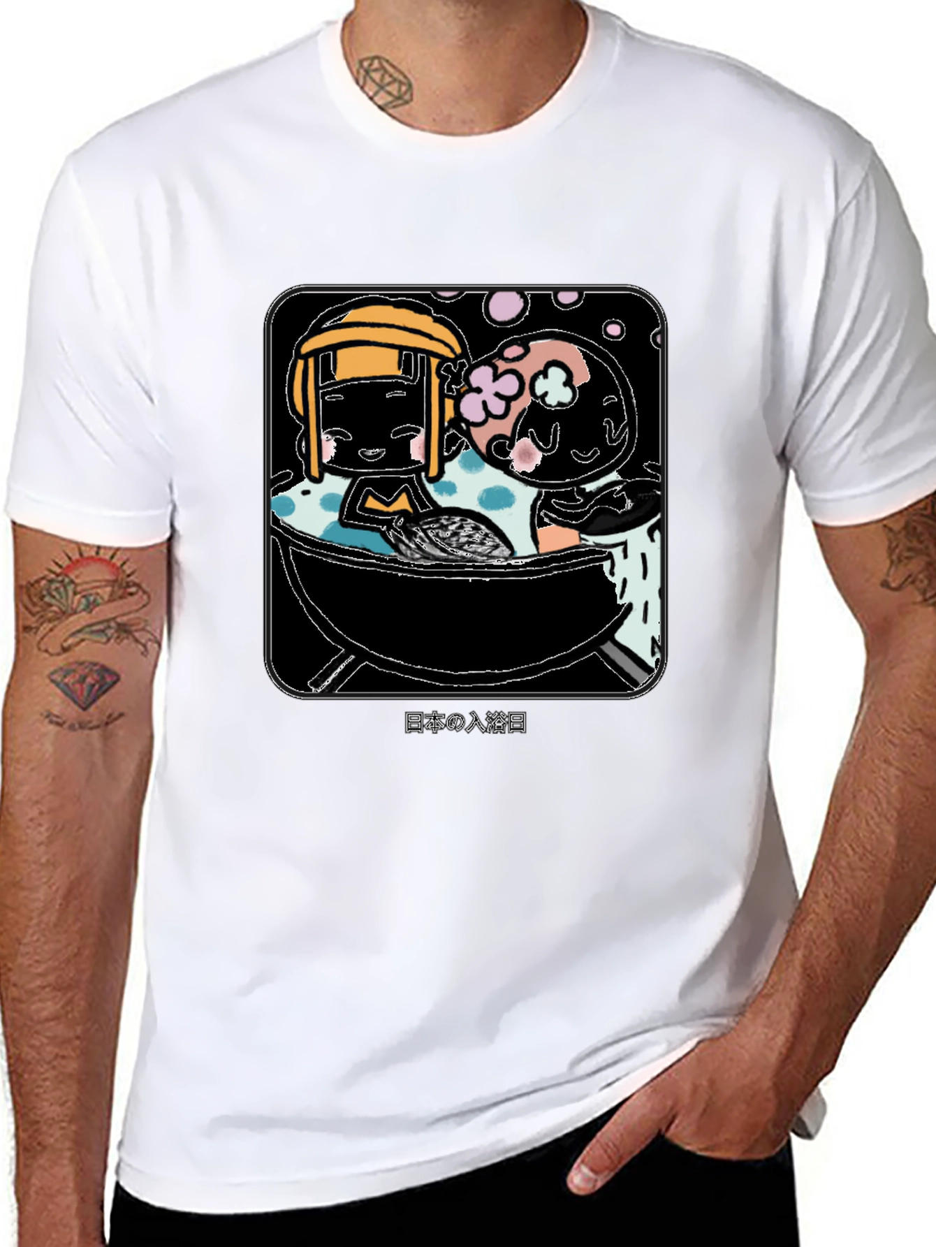 Japanese Bath House T-Shirt