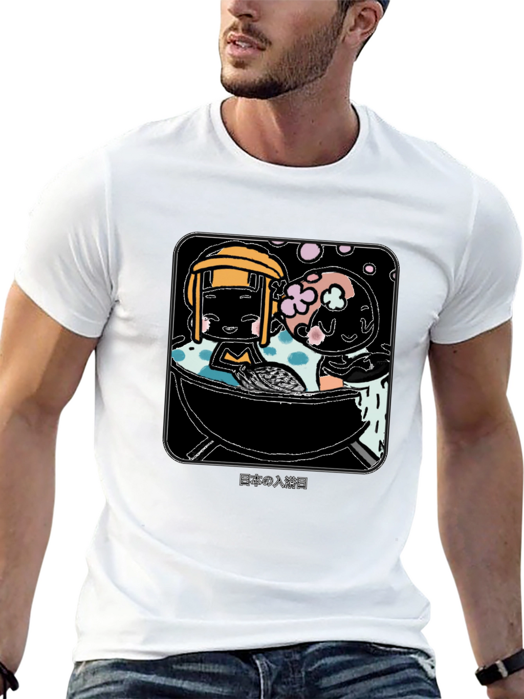 Japanese Bath House T-Shirt