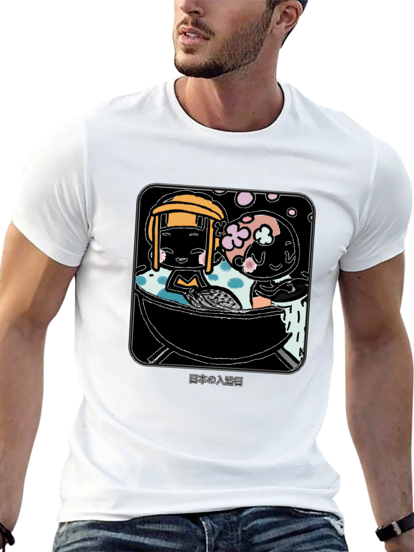 Japanese Bath House T-Shirt