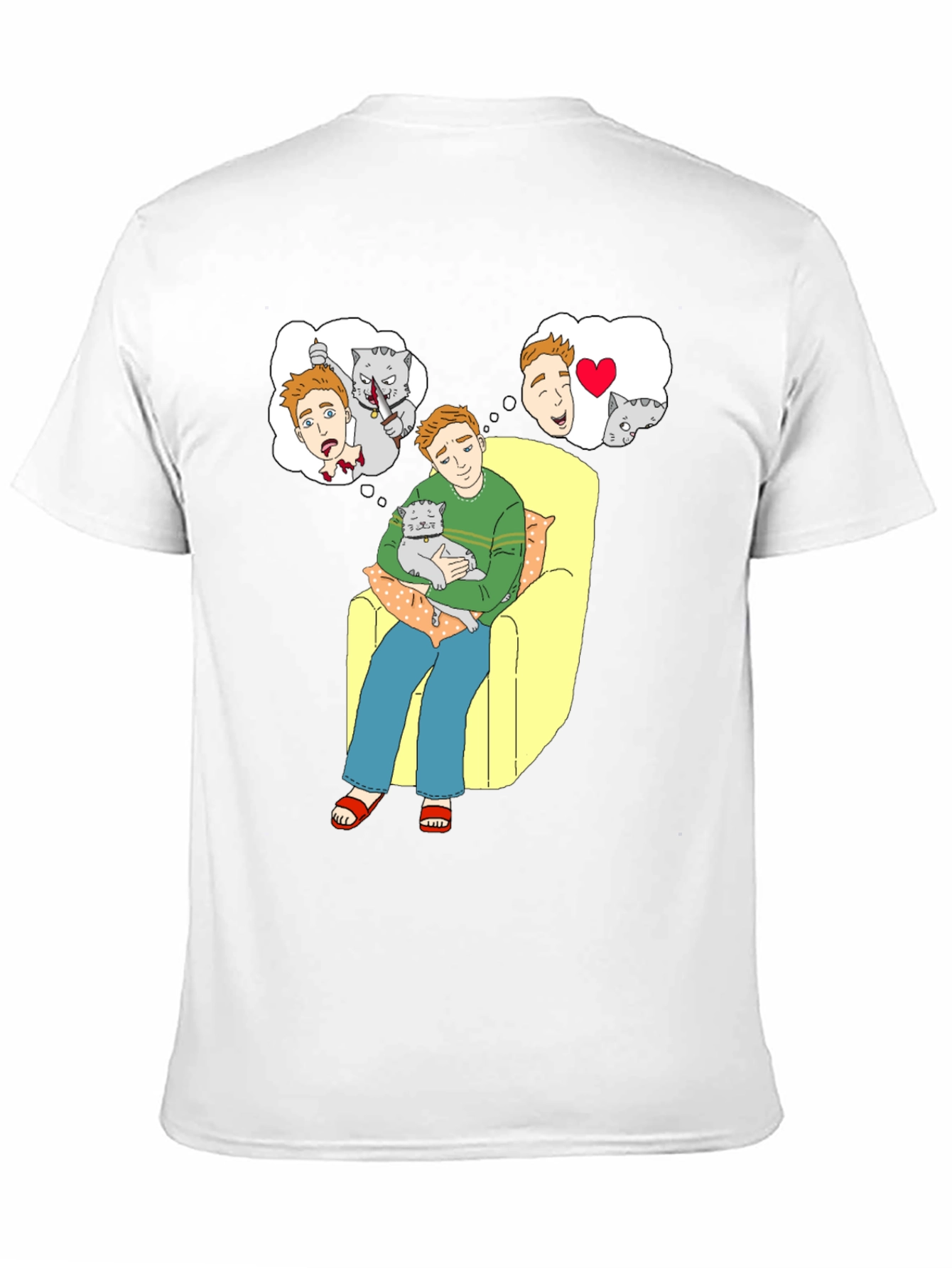 Cat Lover T-Shirt: Cartoon Cat Owners Dreams