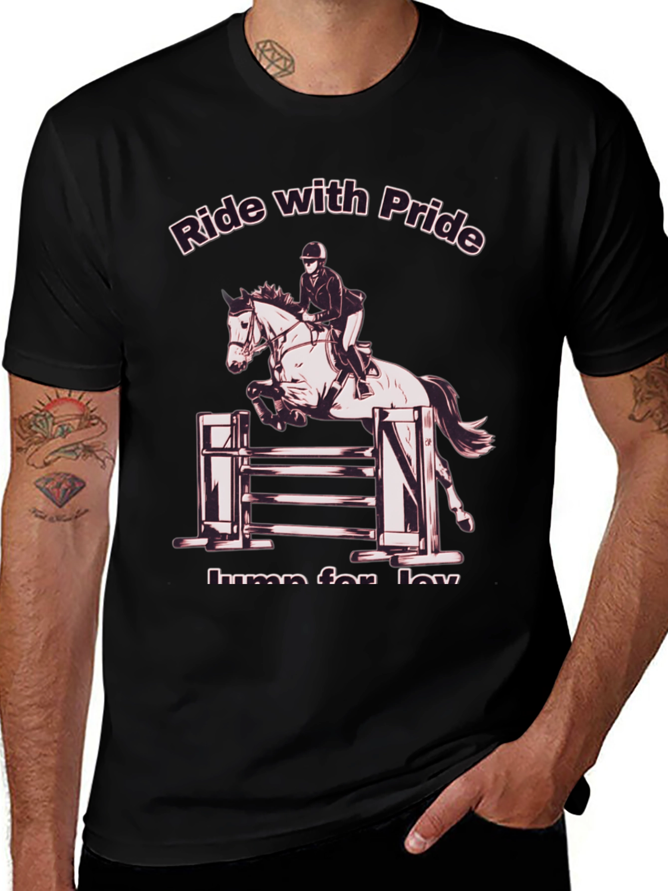 Equestrian Pride T-Shirt: Ride & Jump