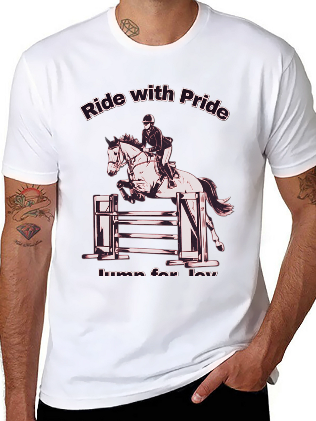 Equestrian Pride T-Shirt: Ride & Jump