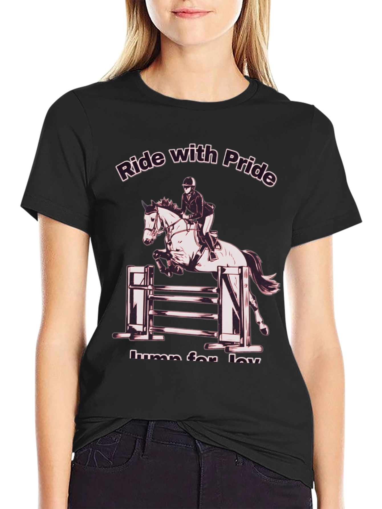 Equestrian Pride T-Shirt: Ride & Jump
