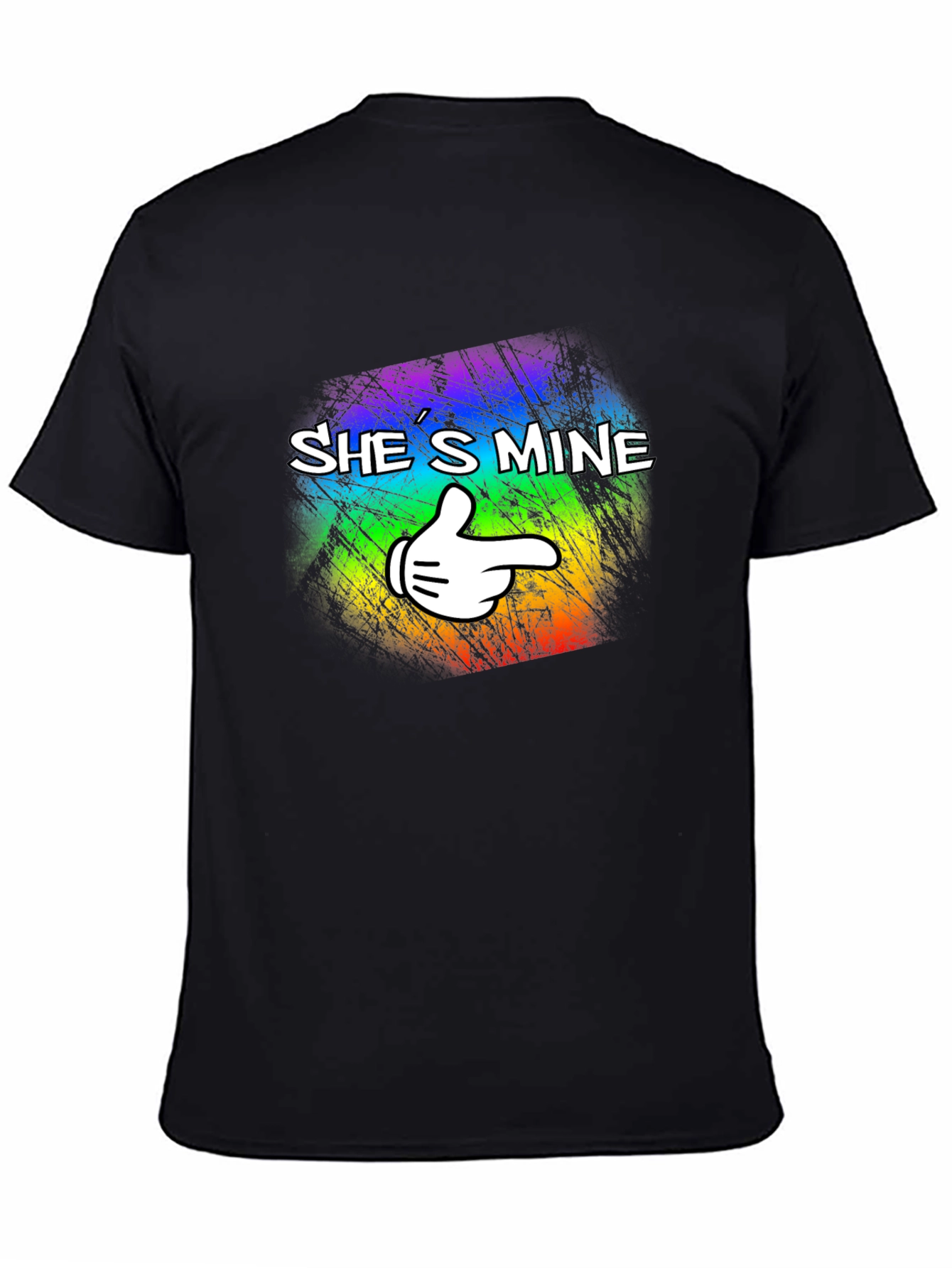 Shes Mine Graphic Tee - Pride Colors
