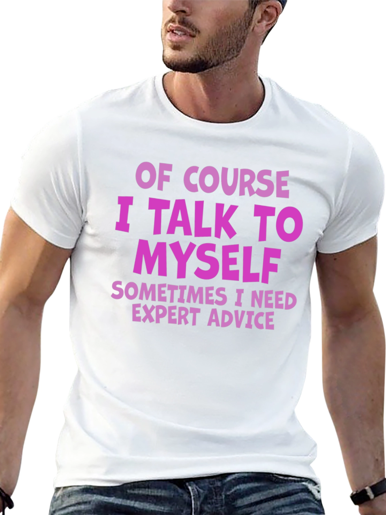 Funny I Talk to Myself Graphic T-Shirt