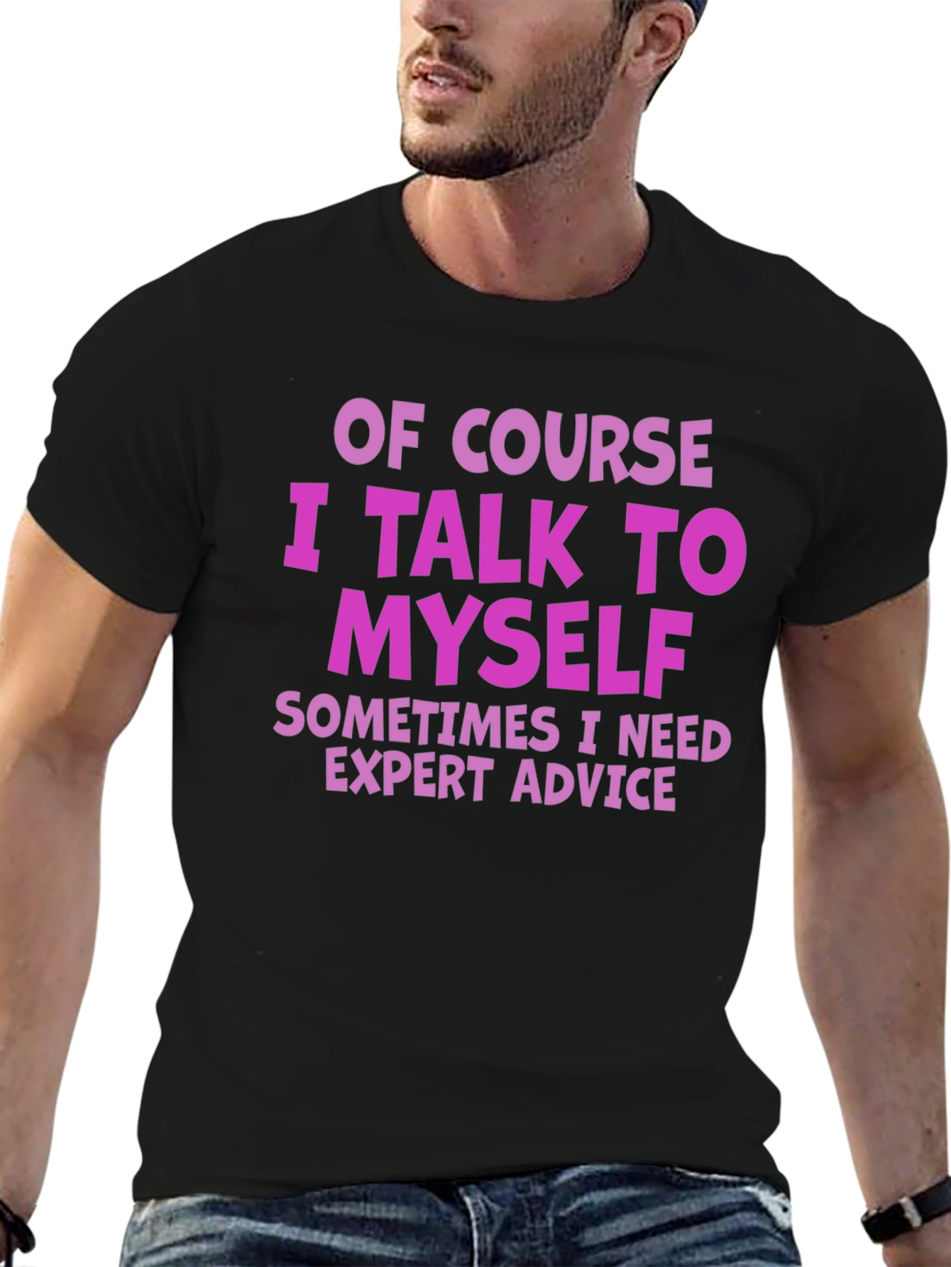 Funny I Talk to Myself Graphic T-Shirt