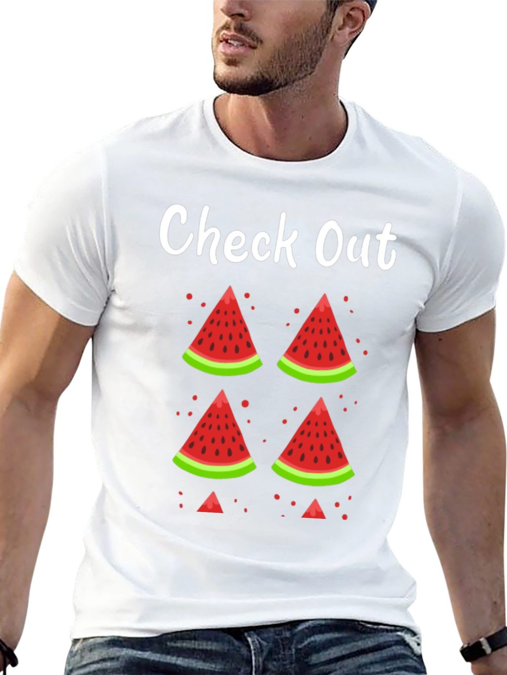 Check Out Watermelon Graphic Tee