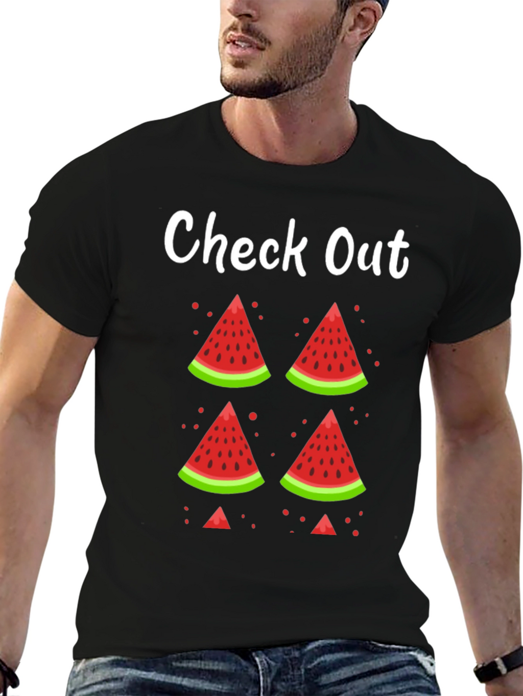 Check Out Watermelon Graphic Tee