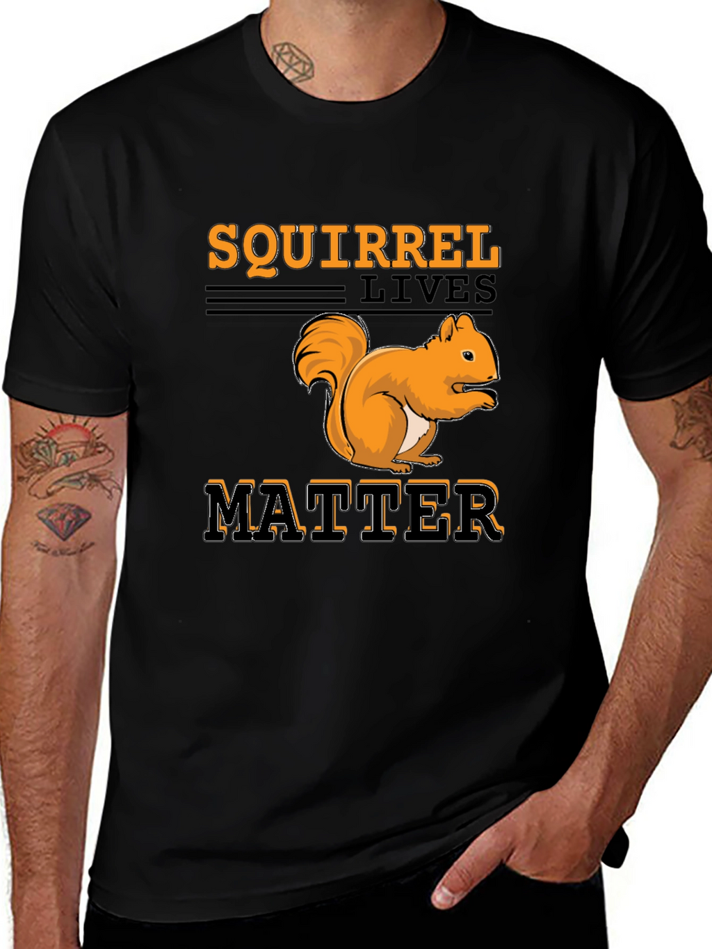 Squirrel Lives Matter Graphic T-Shirt