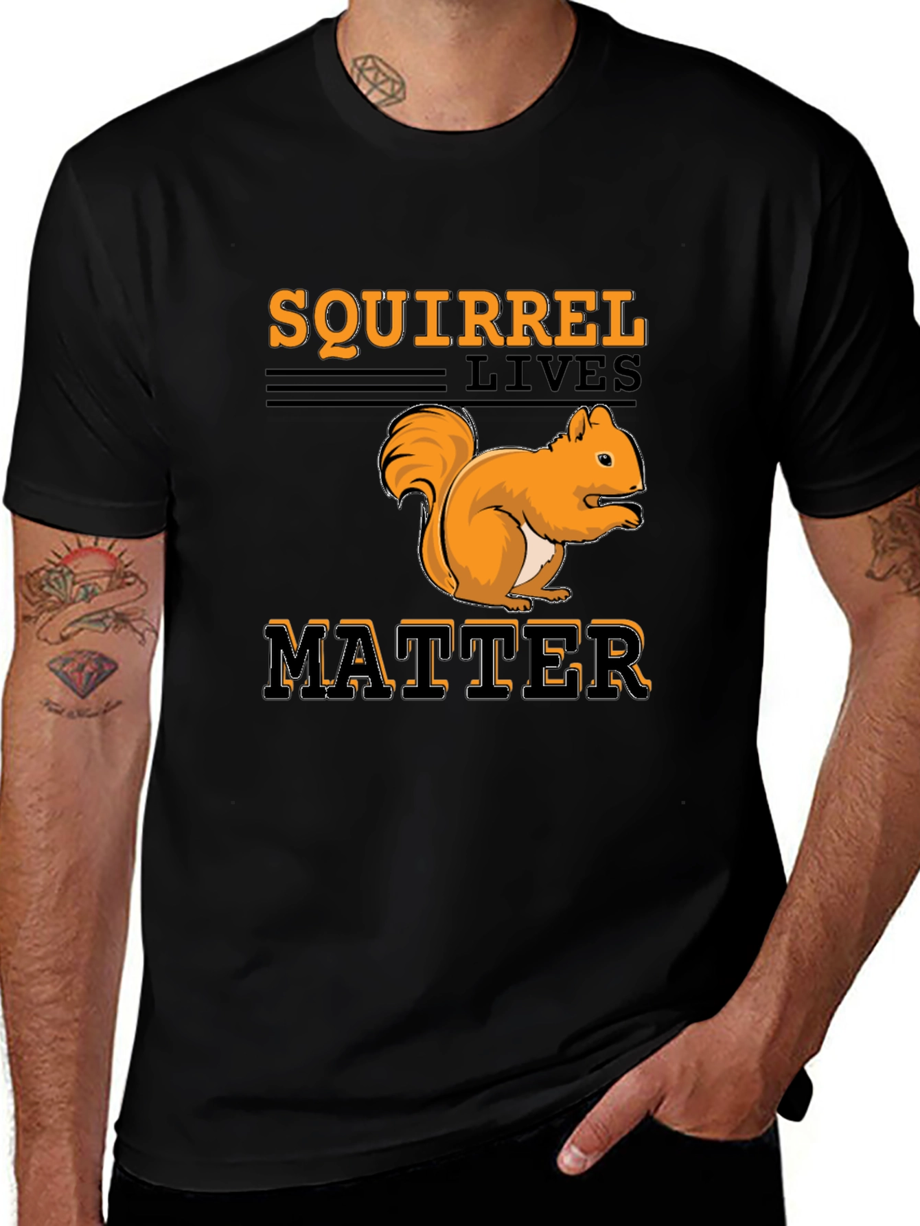 Squirrel Lives Matter Graphic T-Shirt