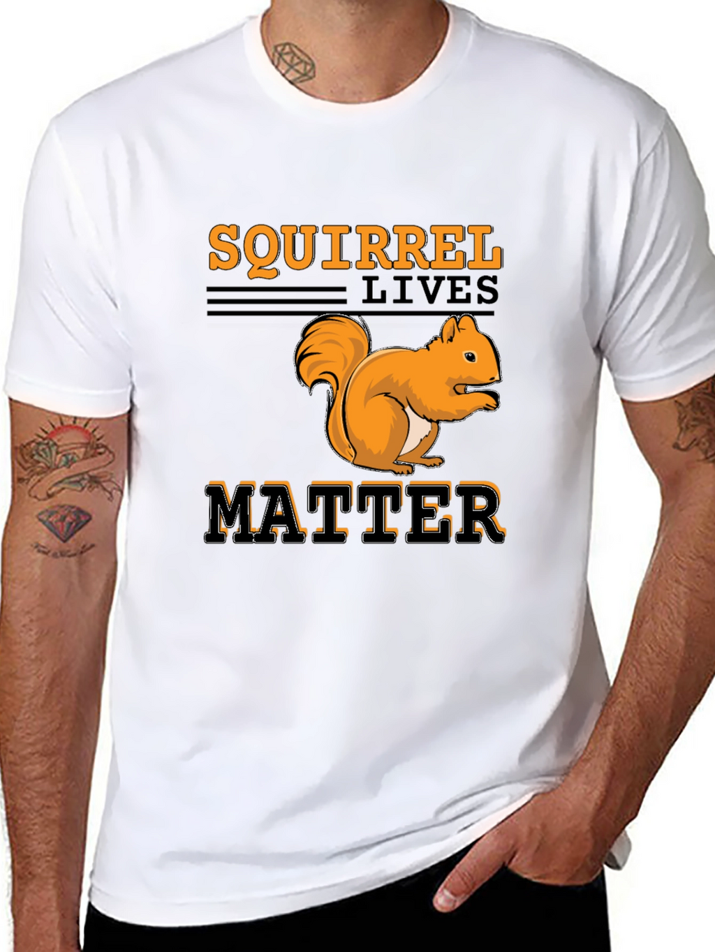 Squirrel Lives Matter Graphic T-Shirt