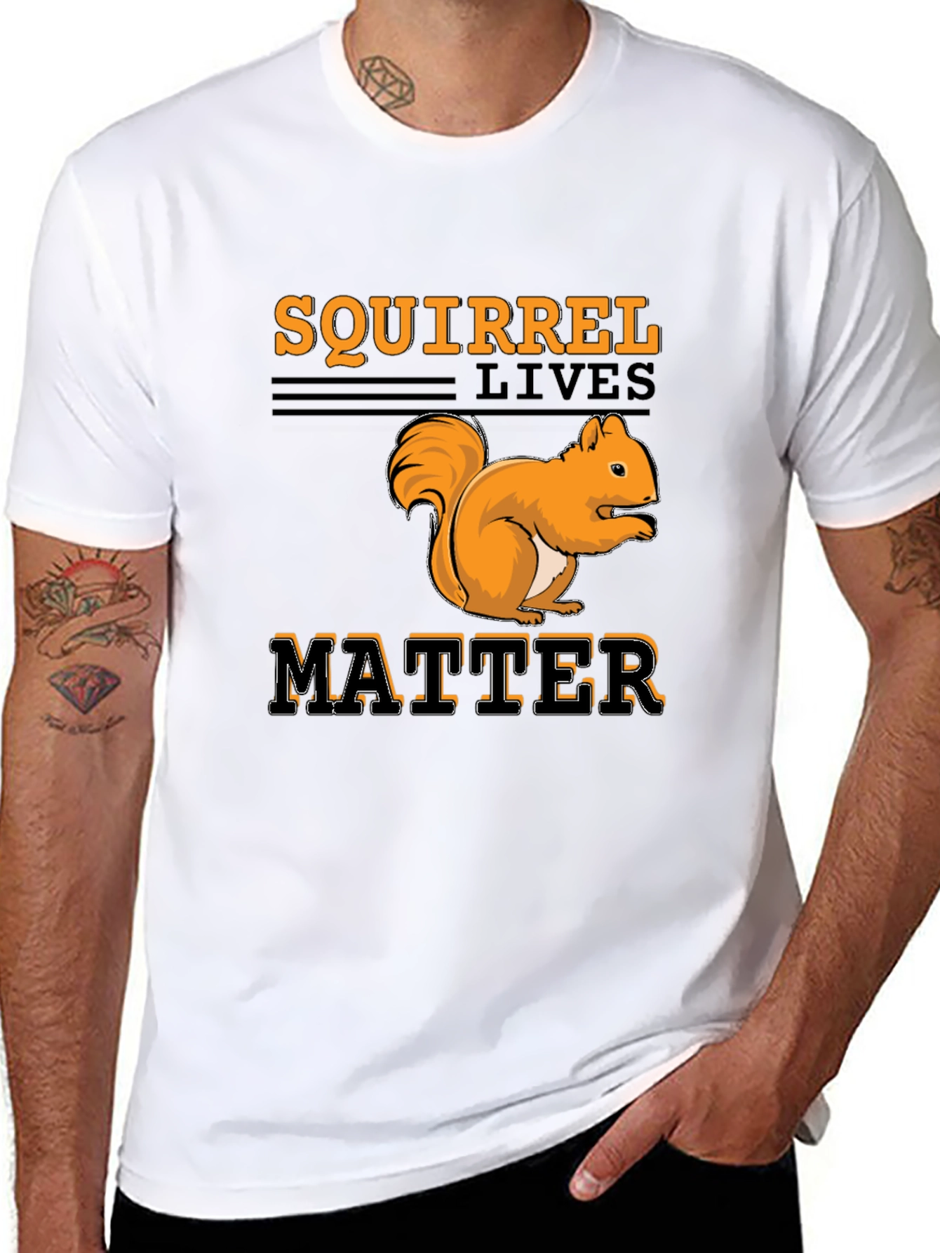 Squirrel Lives Matter Graphic T-Shirt