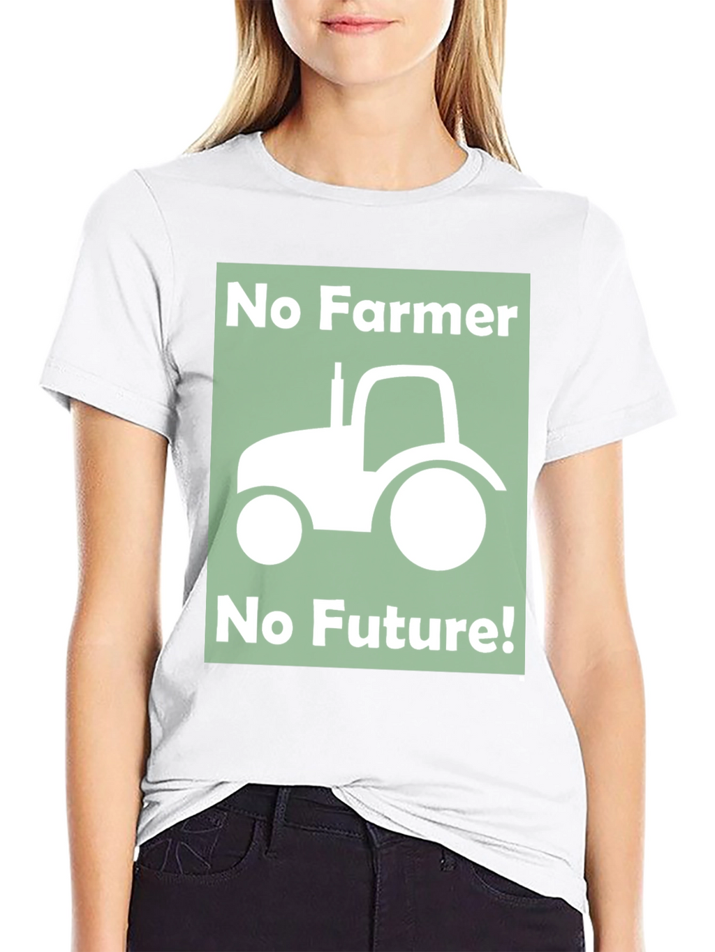 No Farmer No Future Graphic T-Shirt