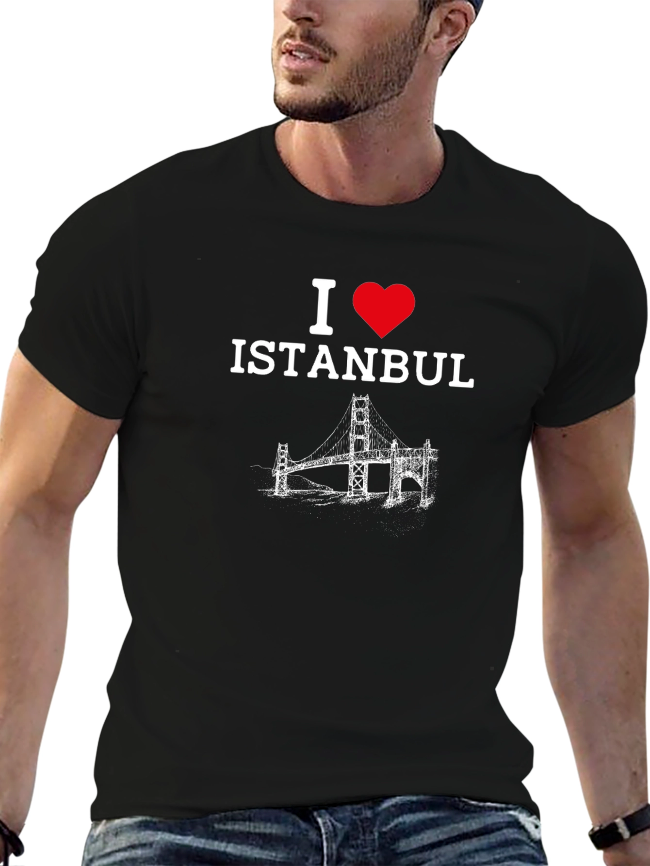 I Love Istanbul Black T-Shirt