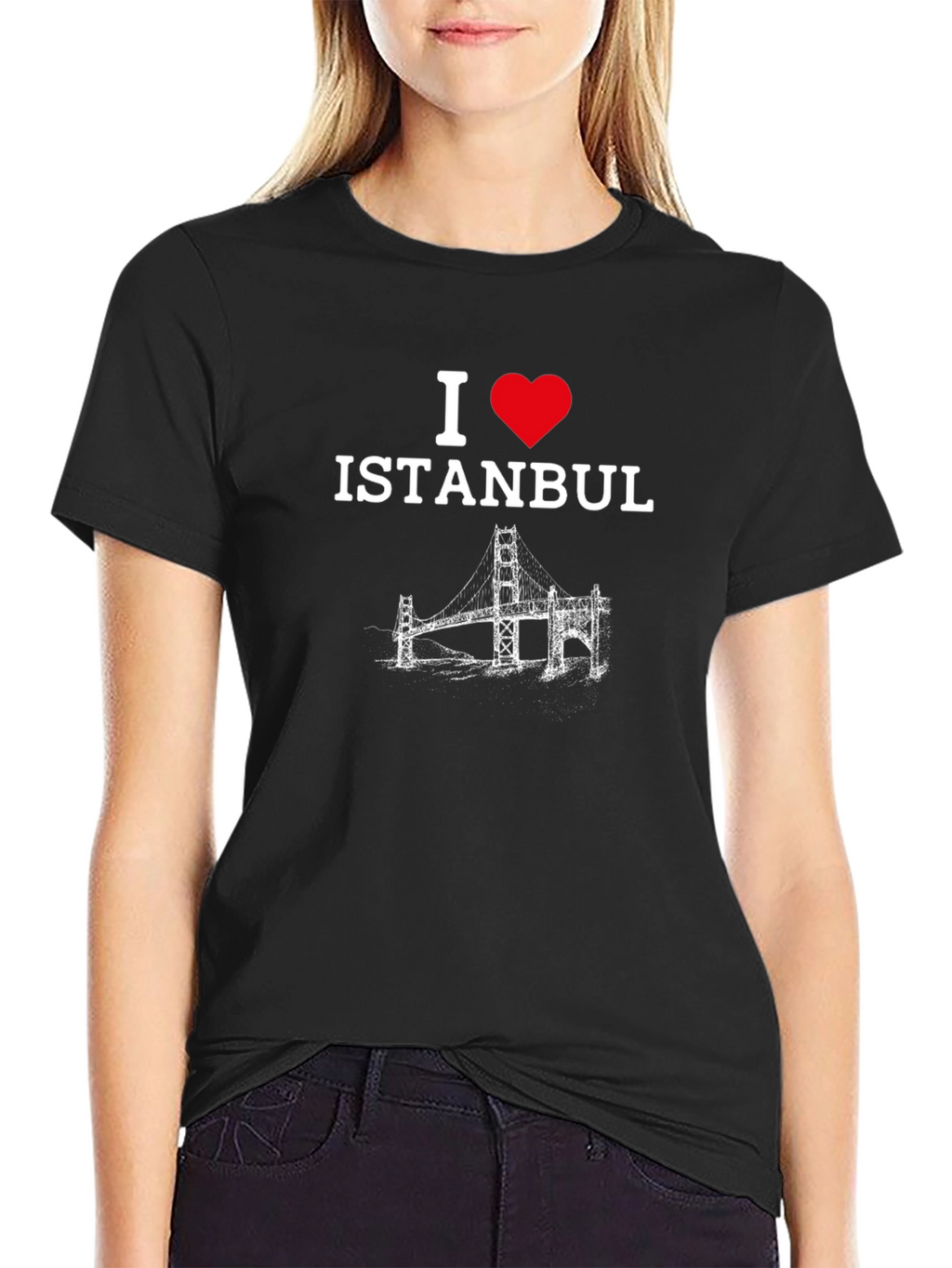 I Love Istanbul Black T-Shirt