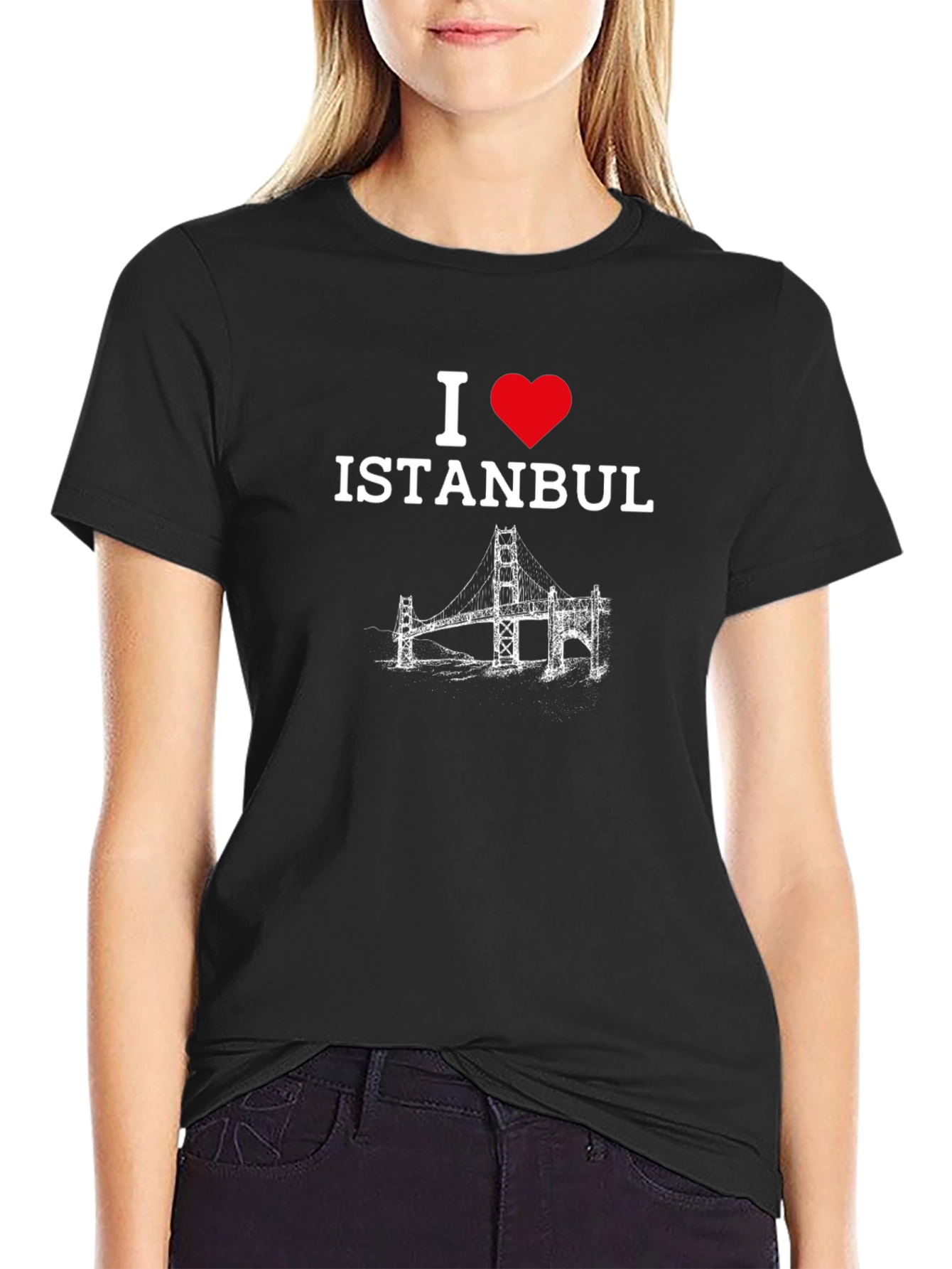 I Love Istanbul Black T-Shirt