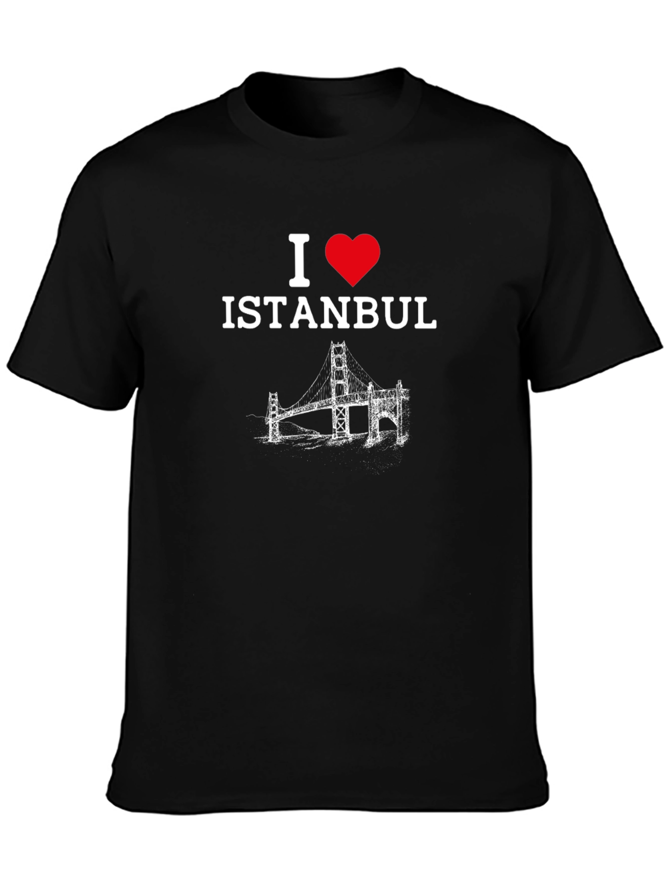 I Love Istanbul Black T-Shirt