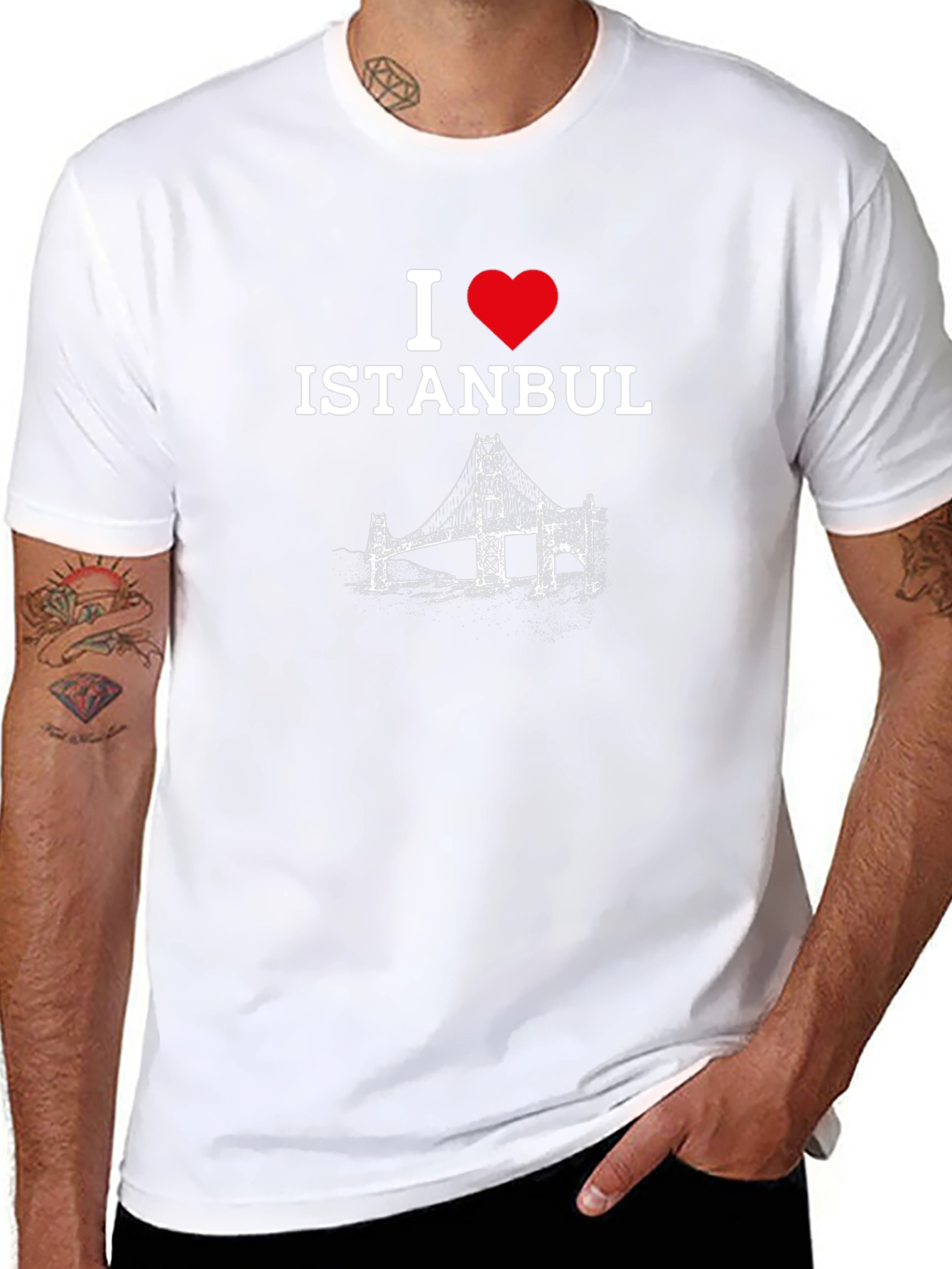 I Love Istanbul Black T-Shirt