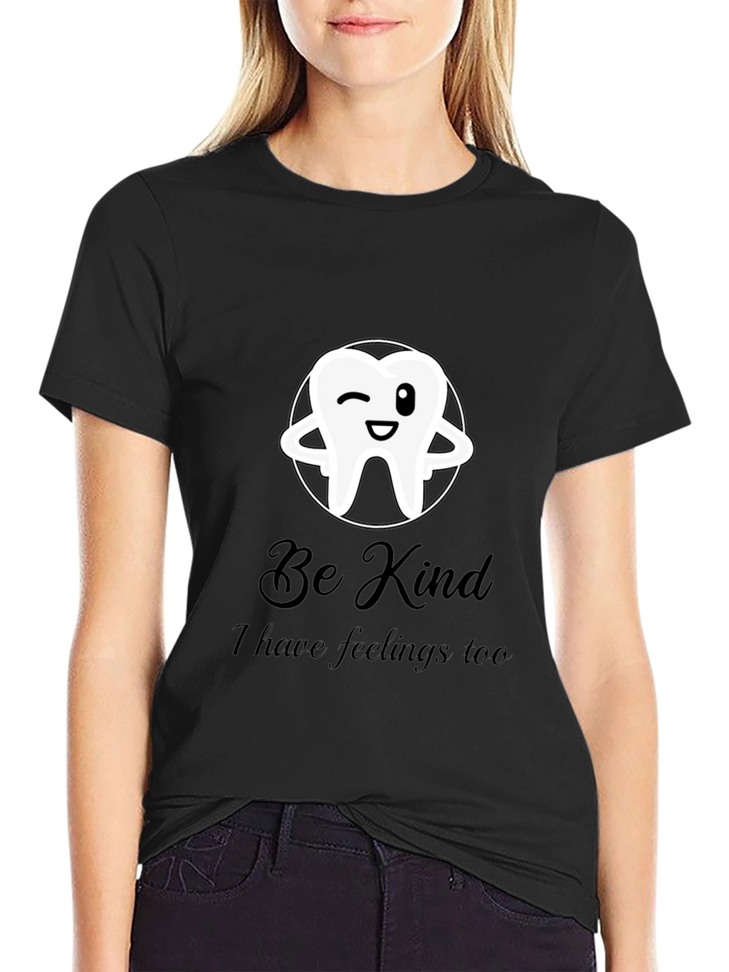 Be Kind Tooth Graphic T-Shirt - Soft Cotton Blend