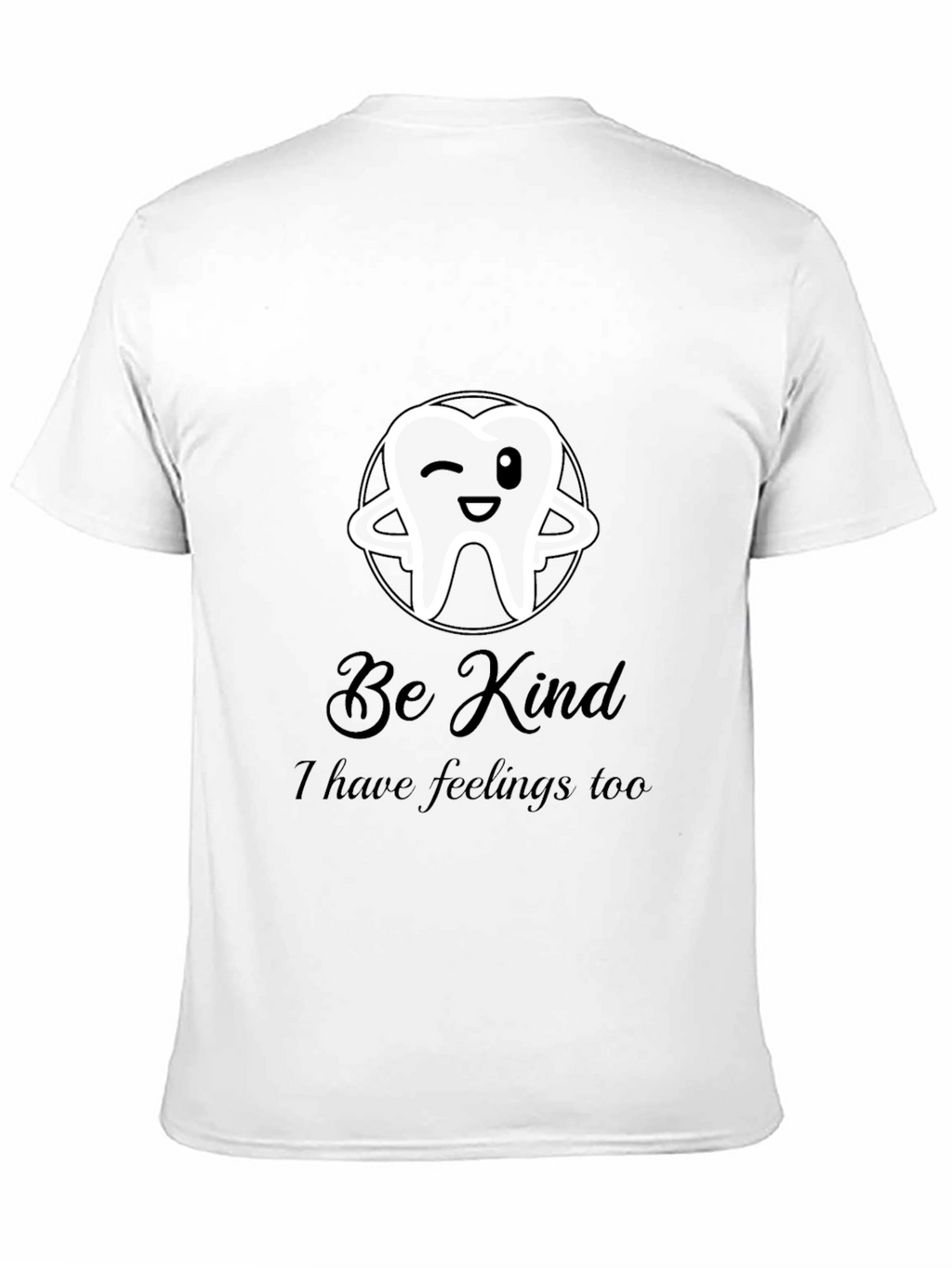 Be Kind Tooth Graphic T-Shirt - Soft Cotton Blend