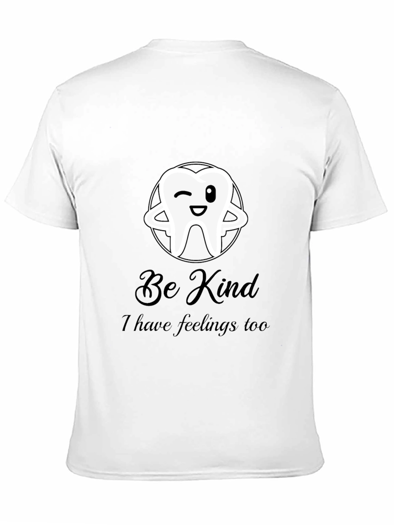 Be Kind Tooth Graphic T-Shirt - Soft Cotton Blend