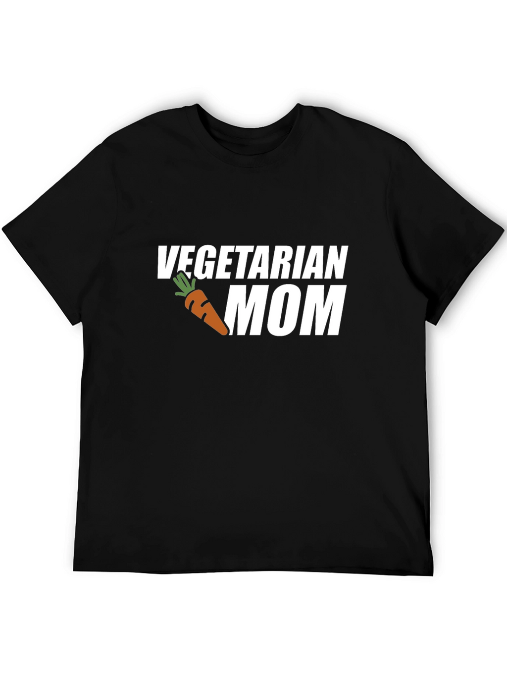 Vegetarian Mom T-Shirt: Carrot Graphic Tee