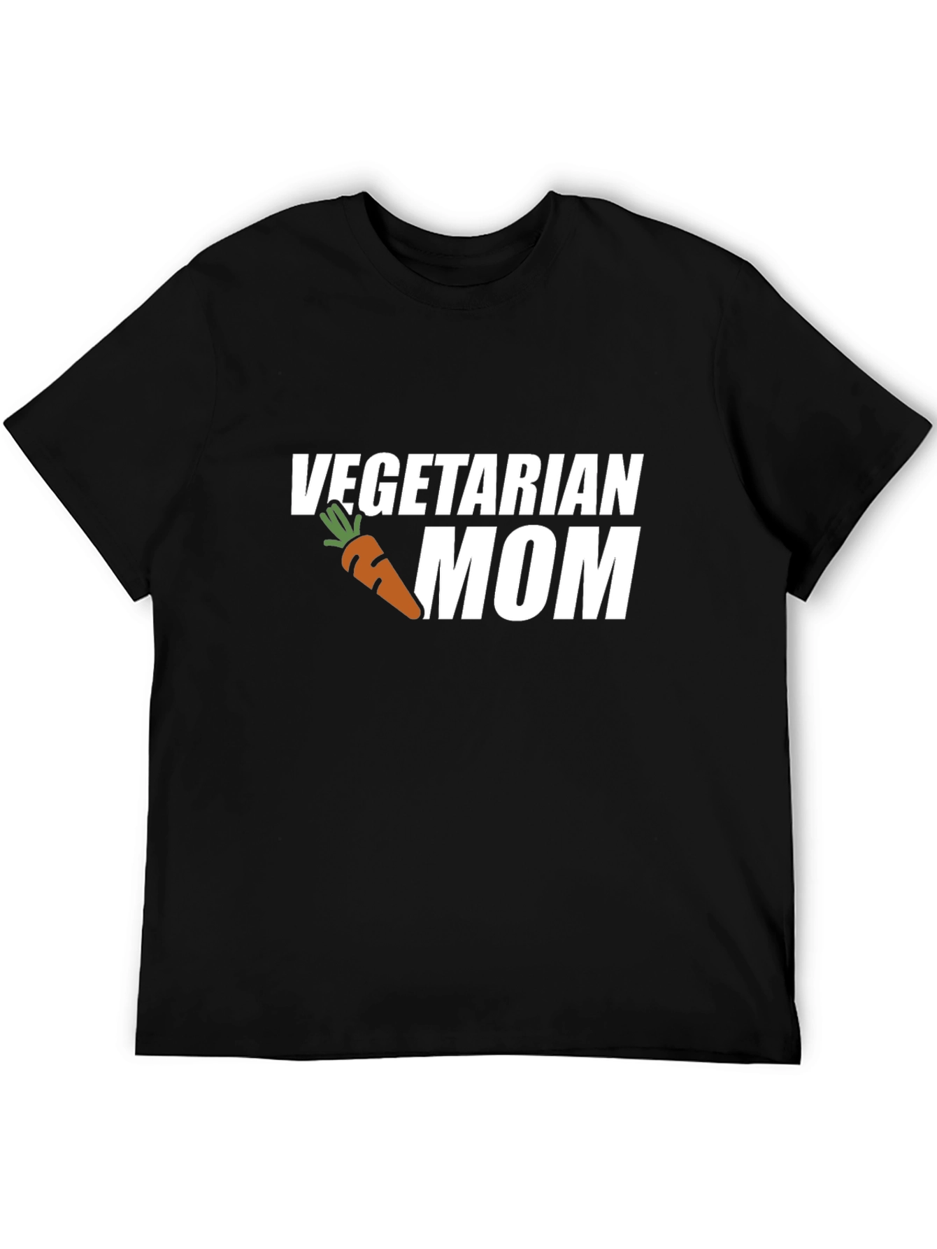 Vegetarian Mom T-Shirt: Carrot Graphic Tee
