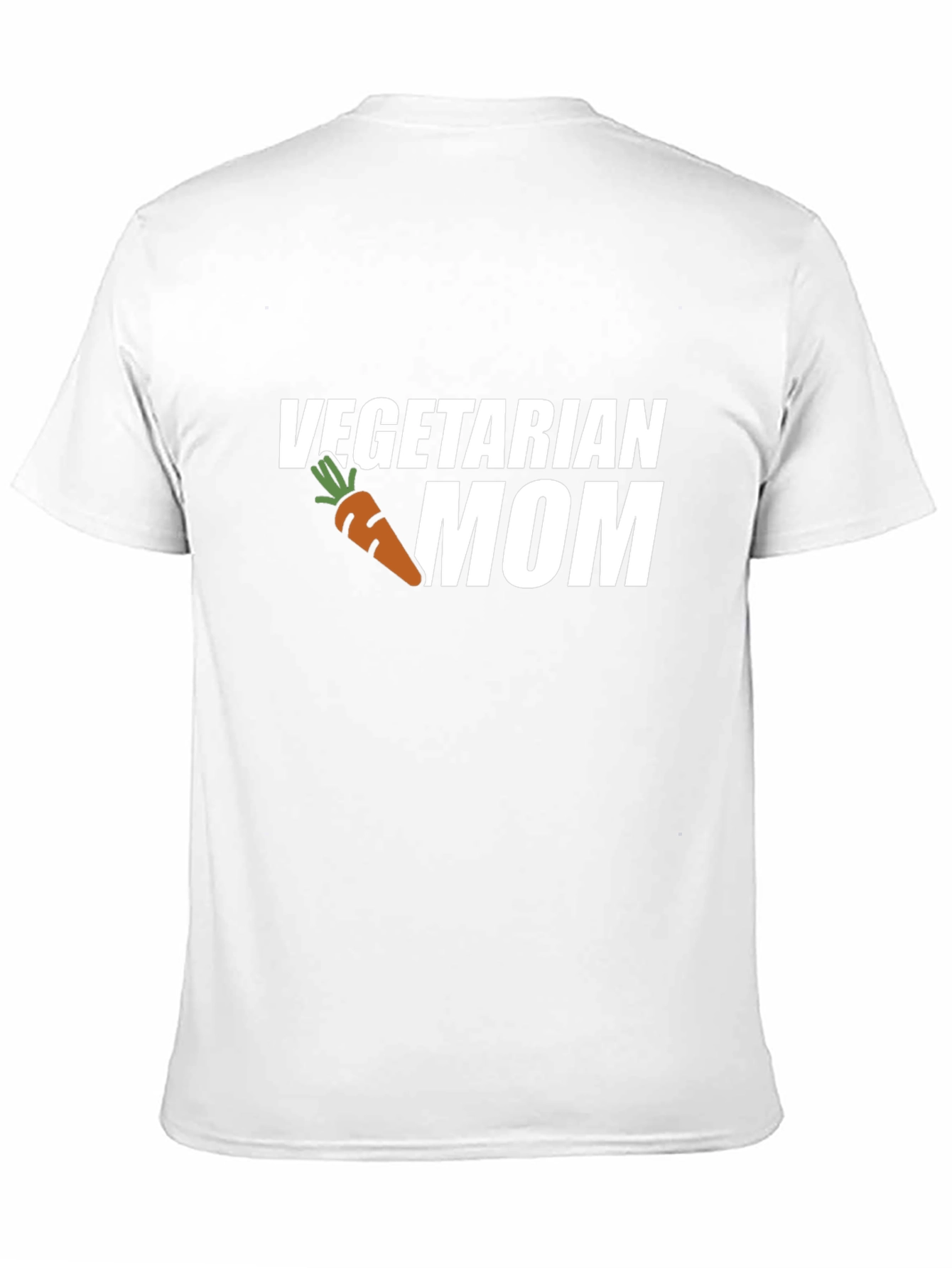 Vegetarian Mom T-Shirt: Carrot Graphic Tee