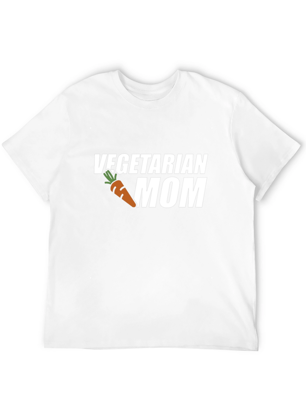 Vegetarian Mom T-Shirt: Carrot Graphic Tee