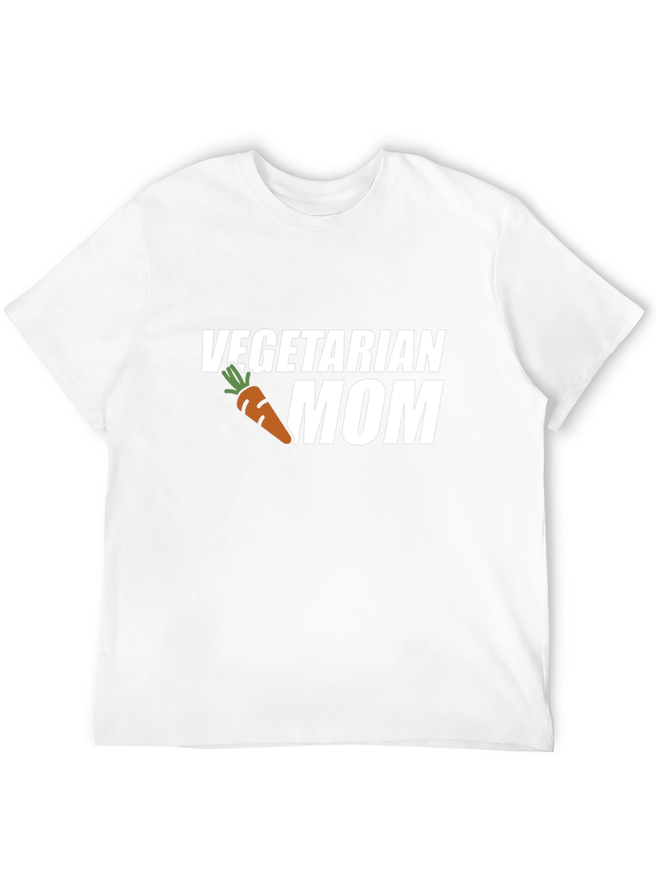 Vegetarian Mom T-Shirt: Carrot Graphic Tee