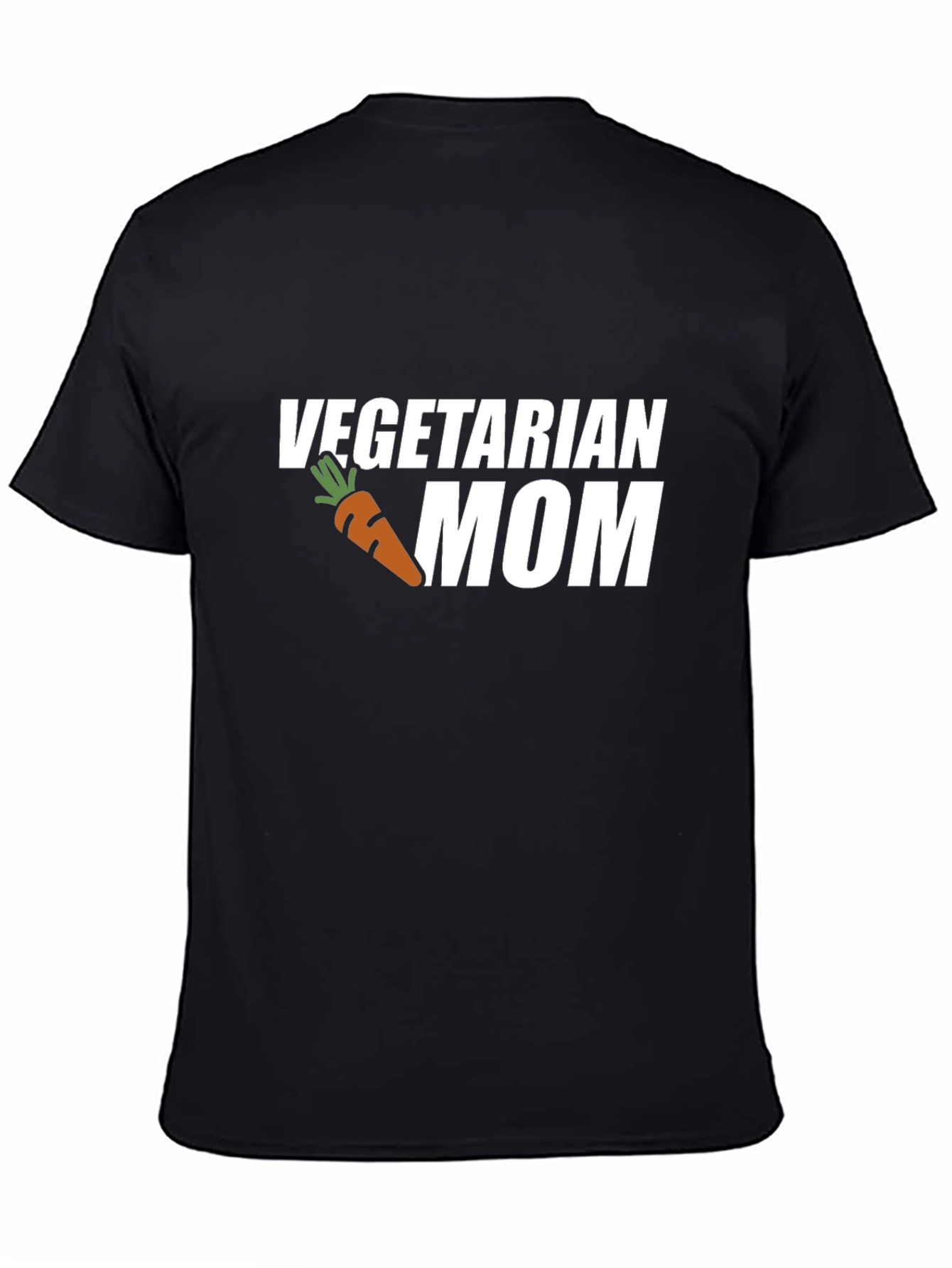 Vegetarian Mom T-Shirt: Carrot Graphic Tee