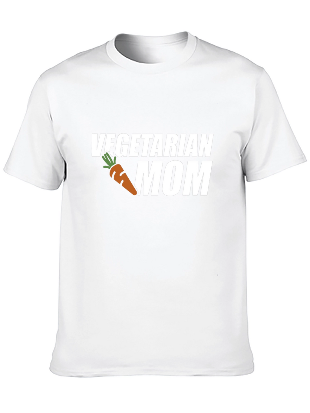 Vegetarian Mom T-Shirt: Carrot Graphic Tee