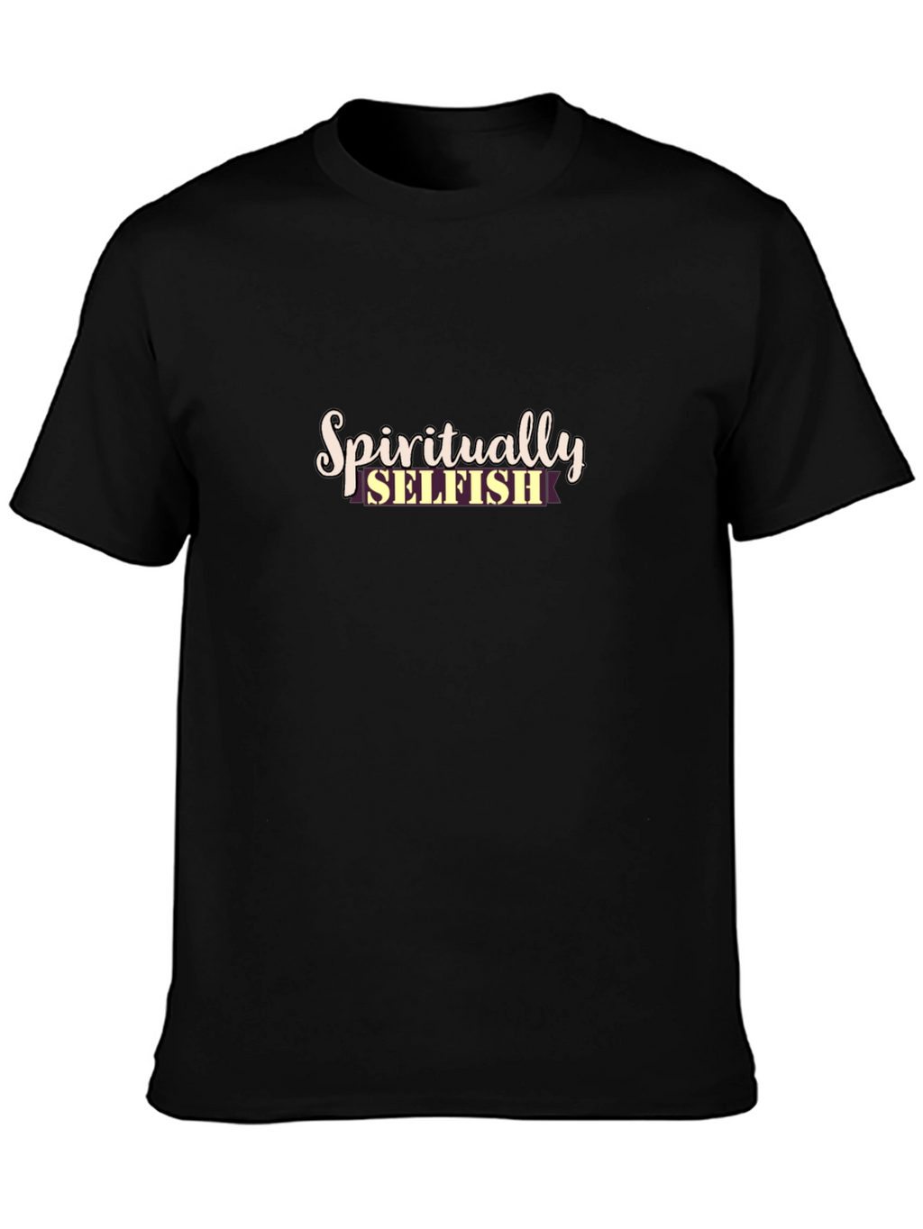 Spiritually Selfish Graphic Tee - Black