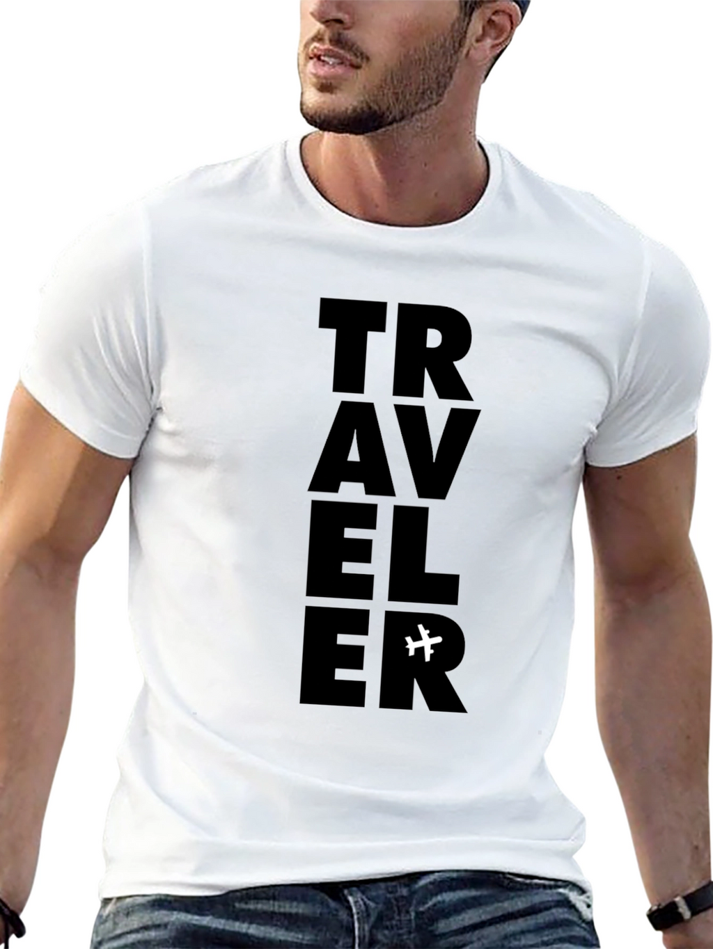 Traveler Graphic T-Shirt - Black