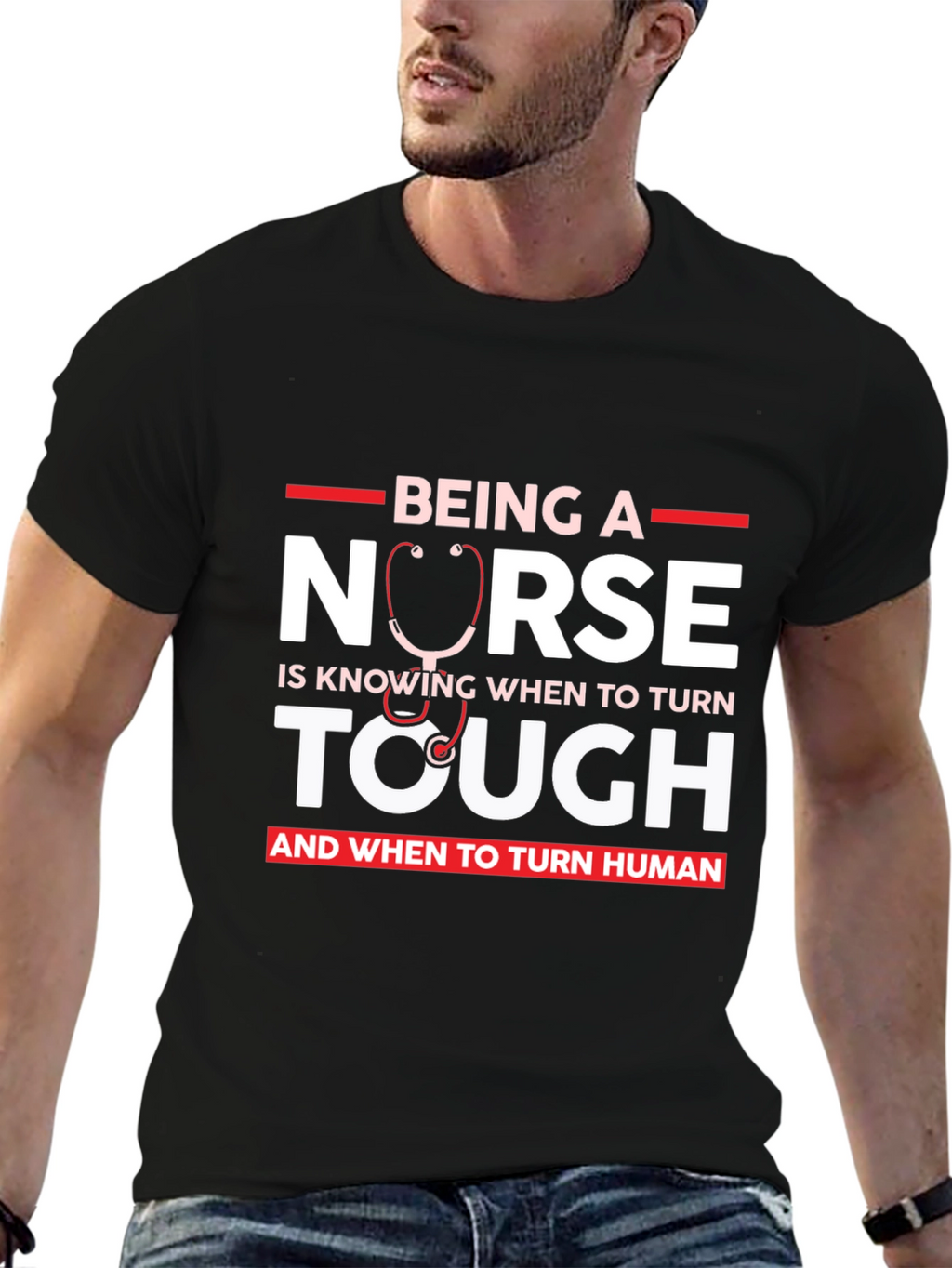 Nurse Tough & Human T-Shirt