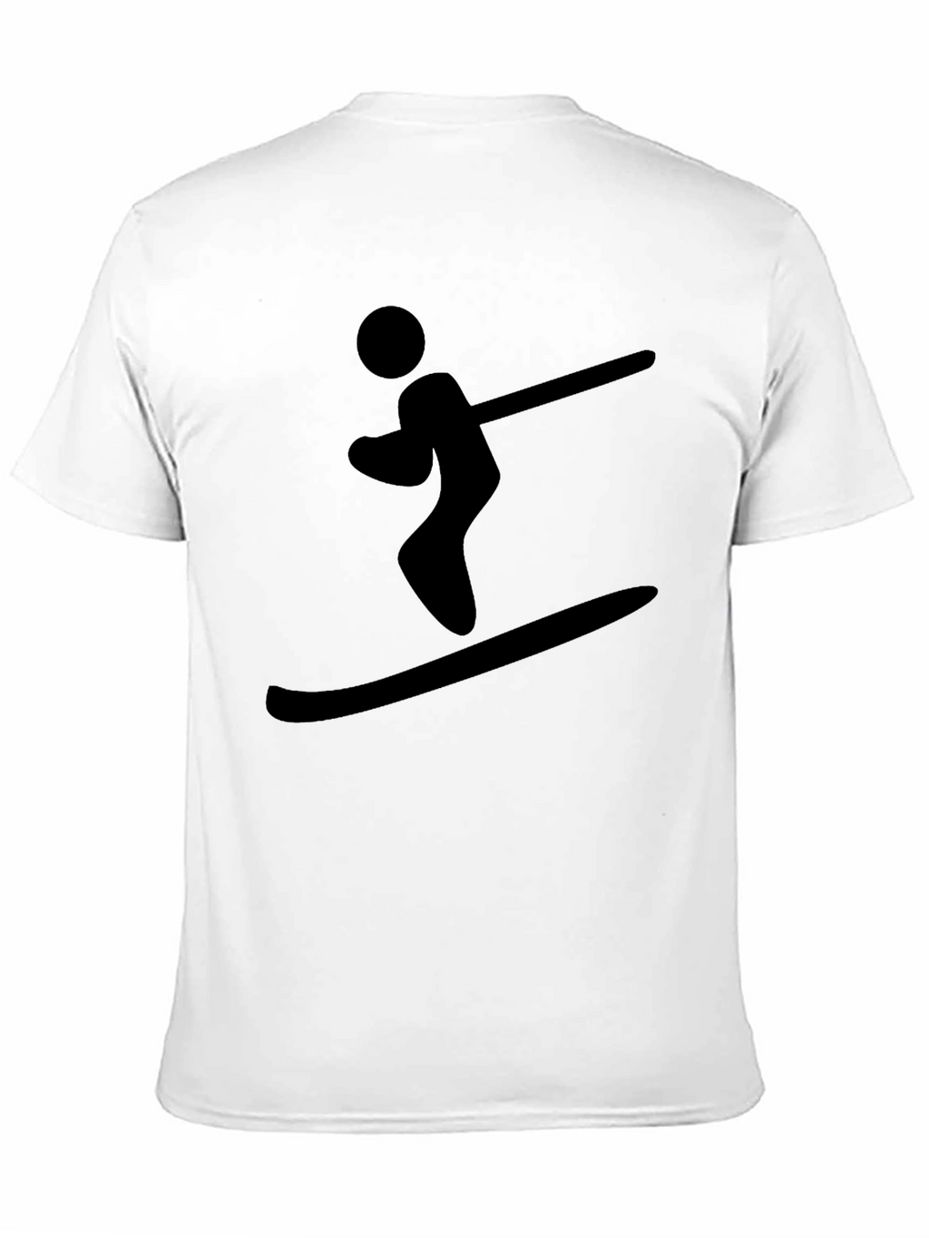 Black Skiing T-Shirt