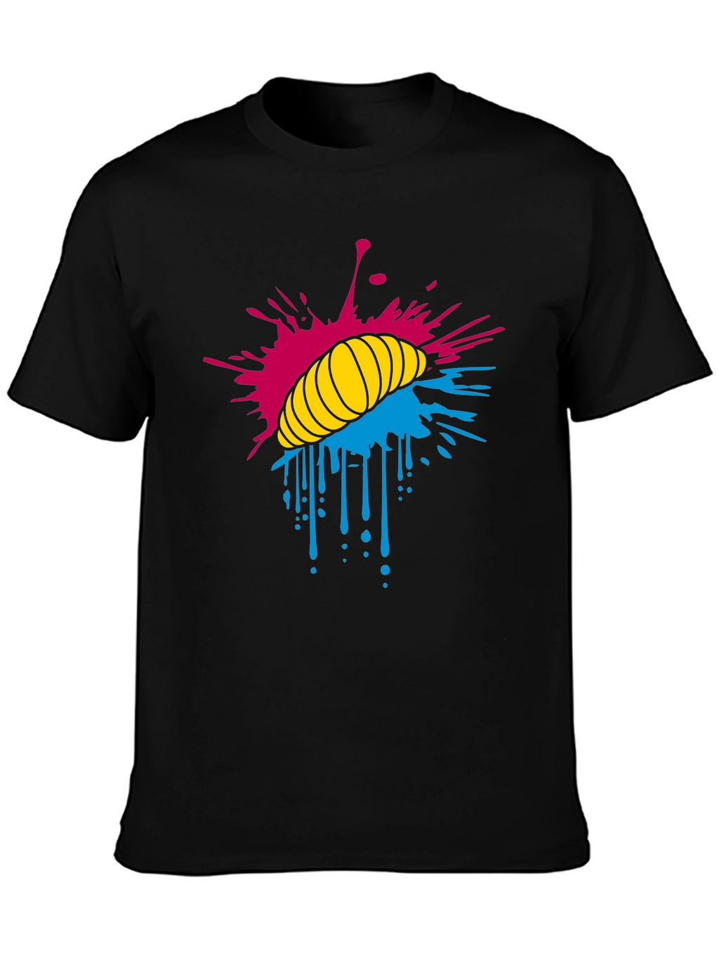 Abstract Lips T-Shirt - Artistic Graphic Tee
