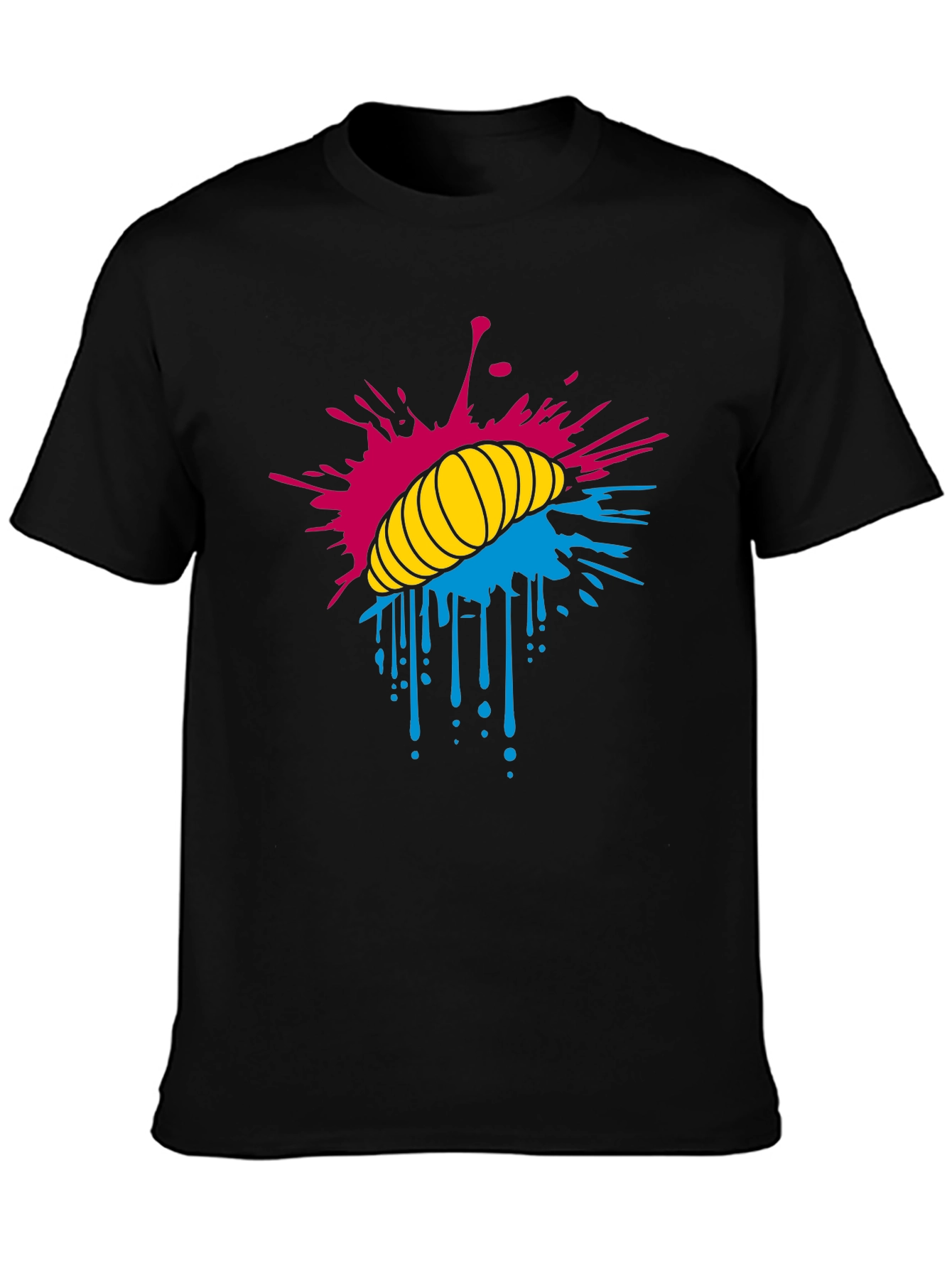 Abstract Lips T-Shirt - Artistic Graphic Tee