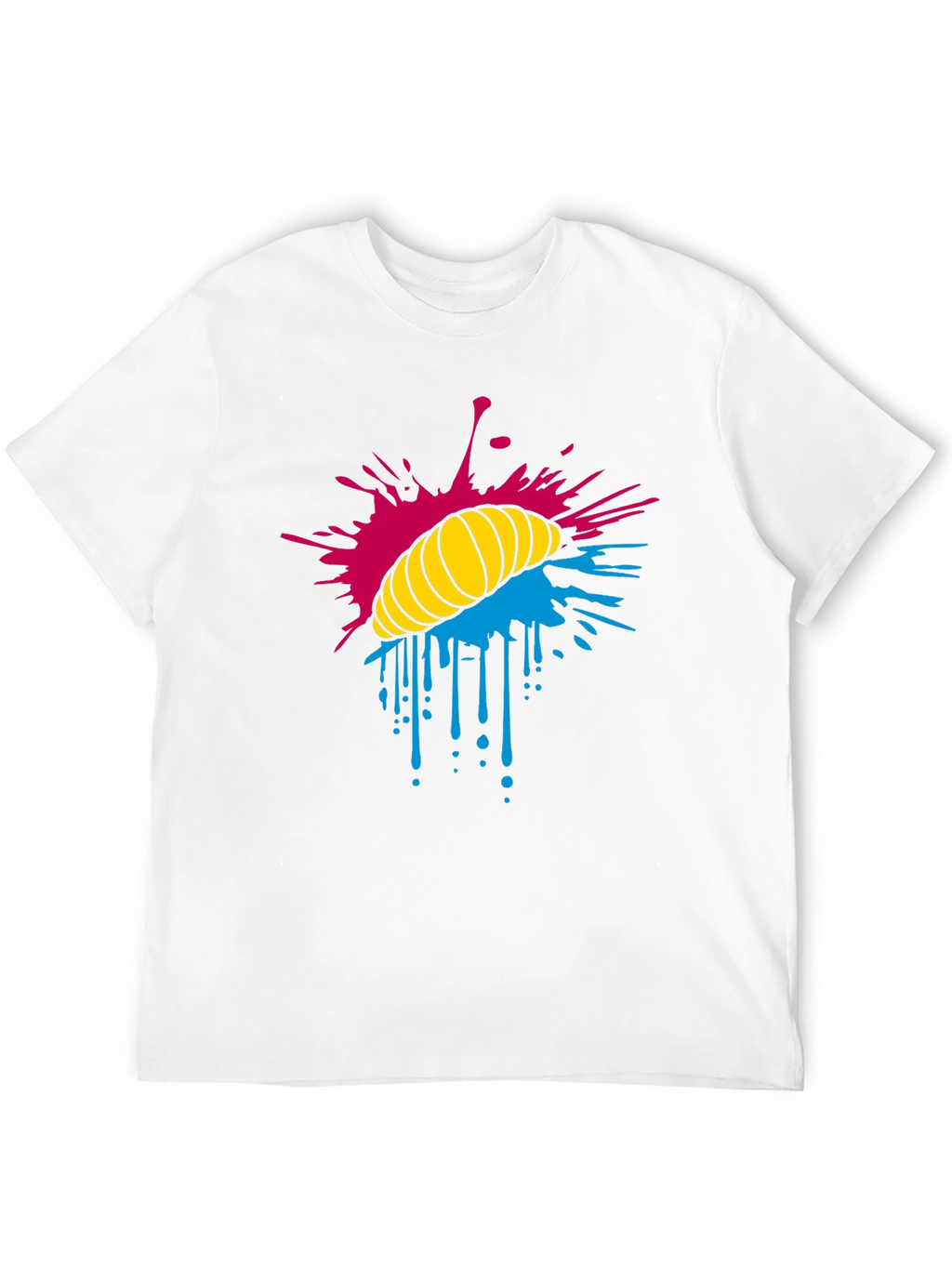 Abstract Lips T-Shirt - Artistic Graphic Tee
