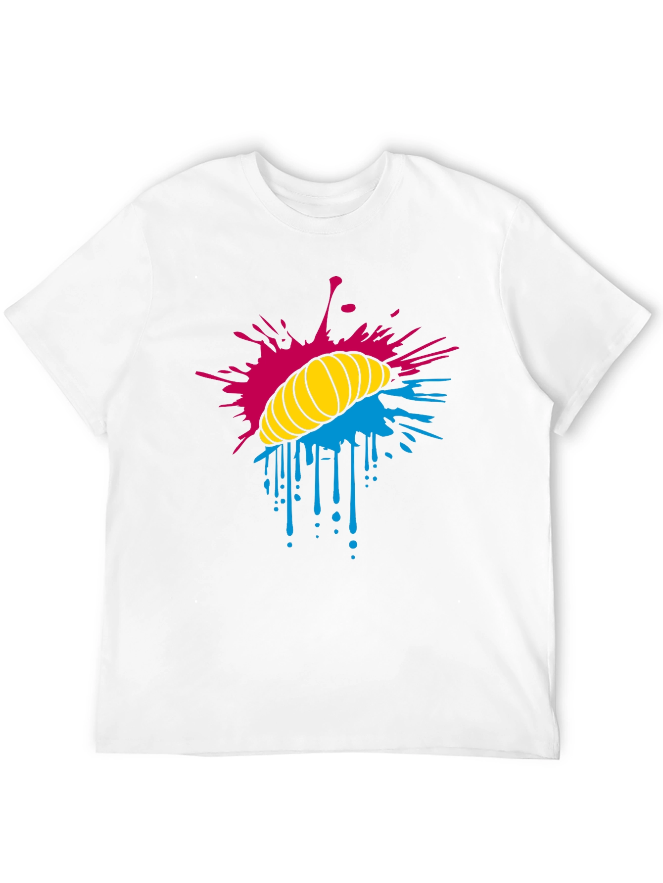Abstract Lips T-Shirt - Artistic Graphic Tee