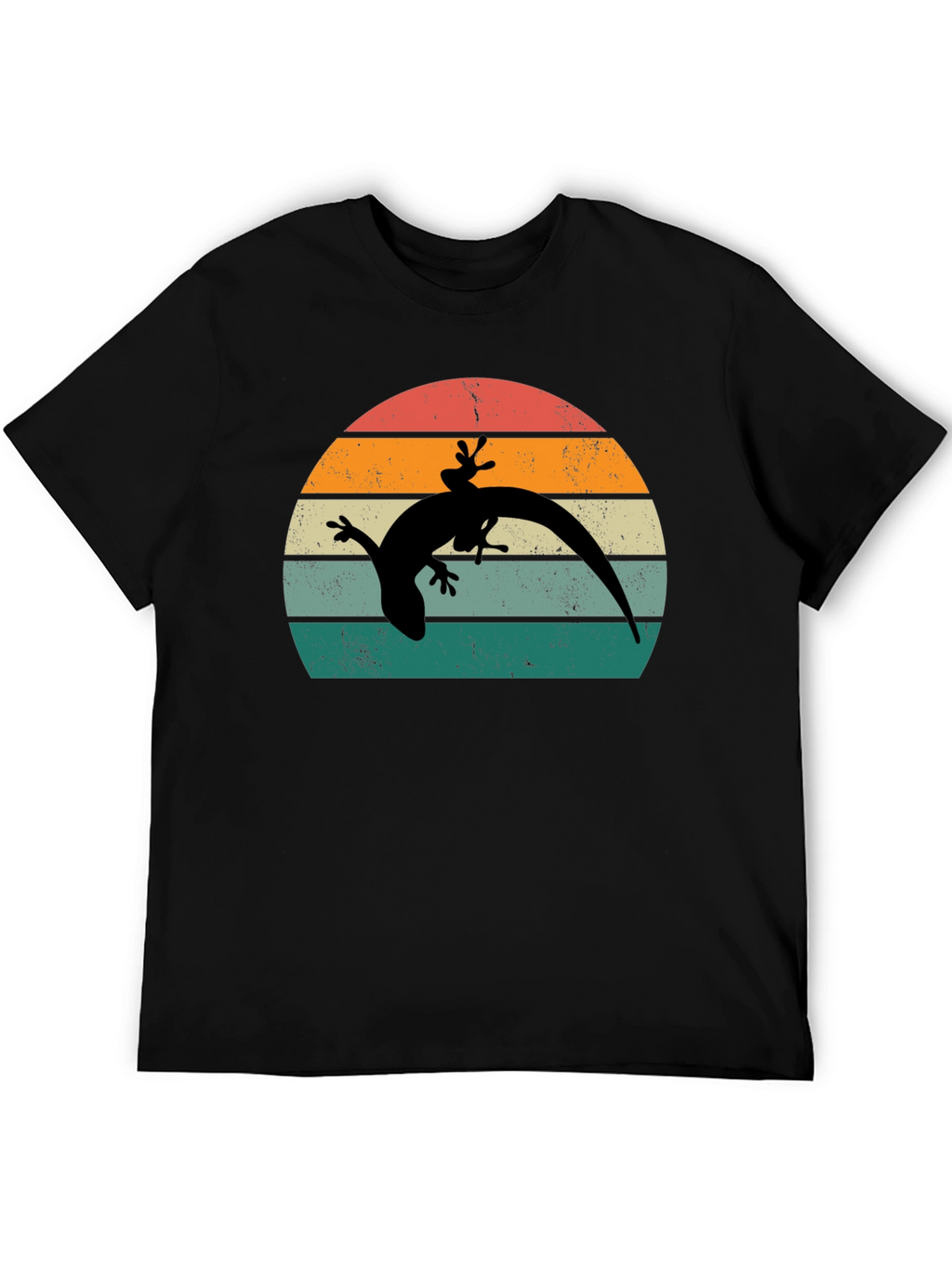 Retro Lizard Sunset T-Shirt